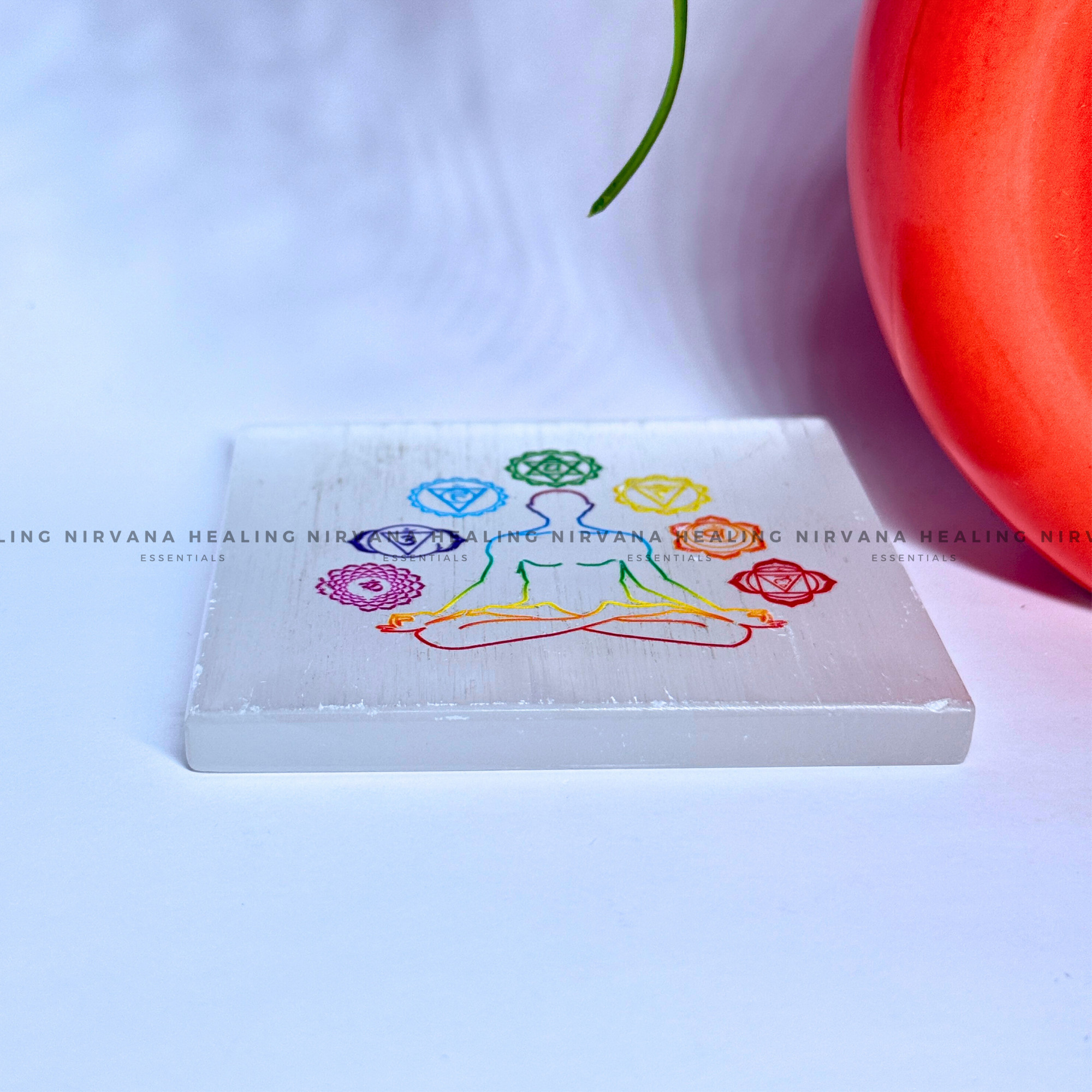 SELENITE MEDITATION POSE CHARGING PLATE
(Aura Cleansing, Charging, Cleansing And Purification). - Image 5