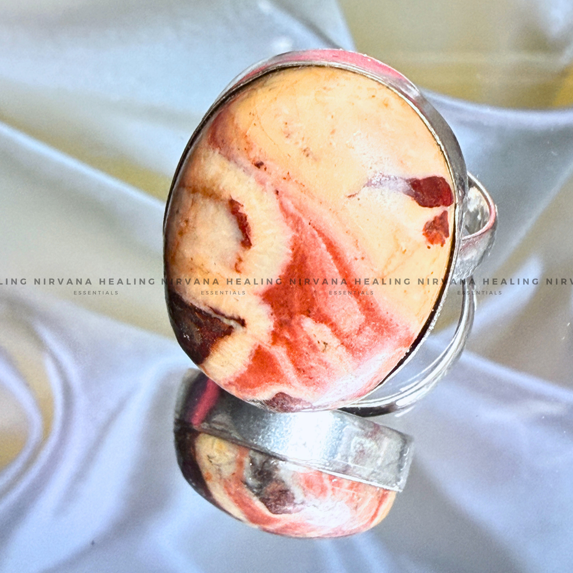 YELLOW PICASSO ROUND RING ( Creativity, Grounding, Transformation And Expression) - Image 2