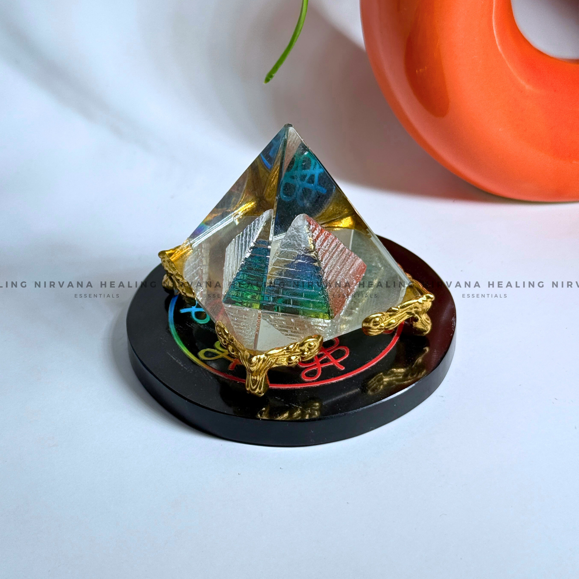 BLACK TOURMALINE ABUNDANCE CHARGING PLATE (Protection, Grounding, Shielding And Growth) - Image 3