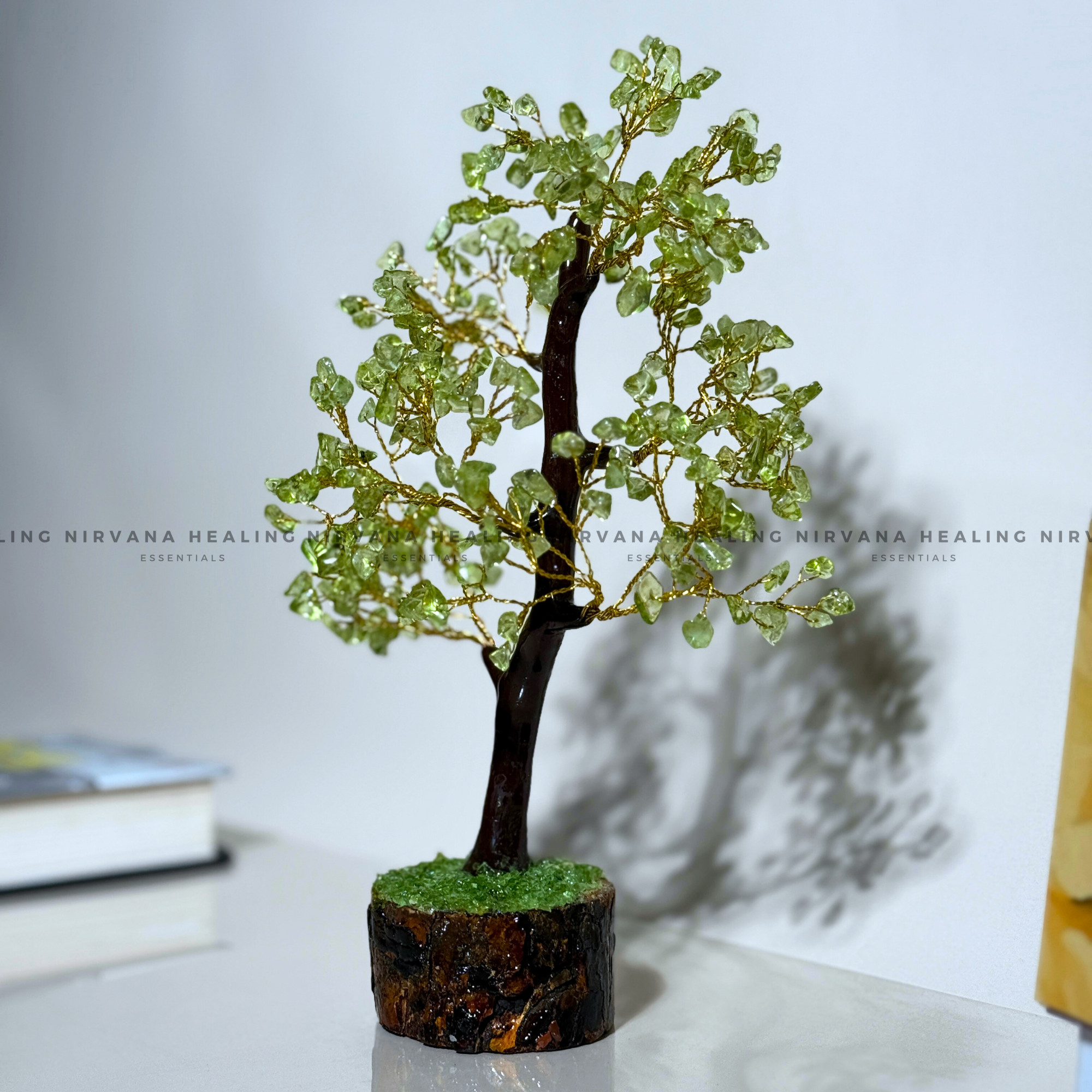 PERIDOT CRYSTAL TREE Approx 300 Beads (Prosperity, Cheerfulness, Abundance And Renewal) - Image 4