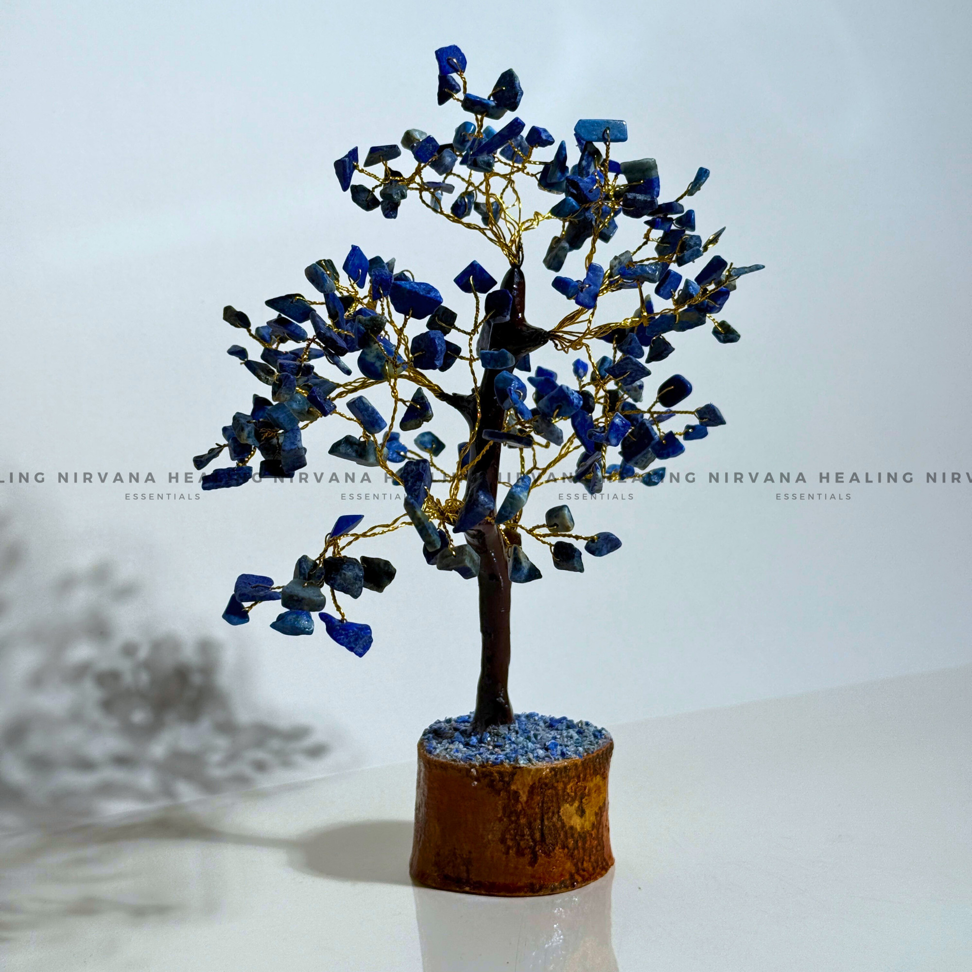 LAPIS LAZULI CRYSTAL TREE Approx 200 Beads (Communication, Truth, Ease Of Expression And Wisdom) - Image 4
