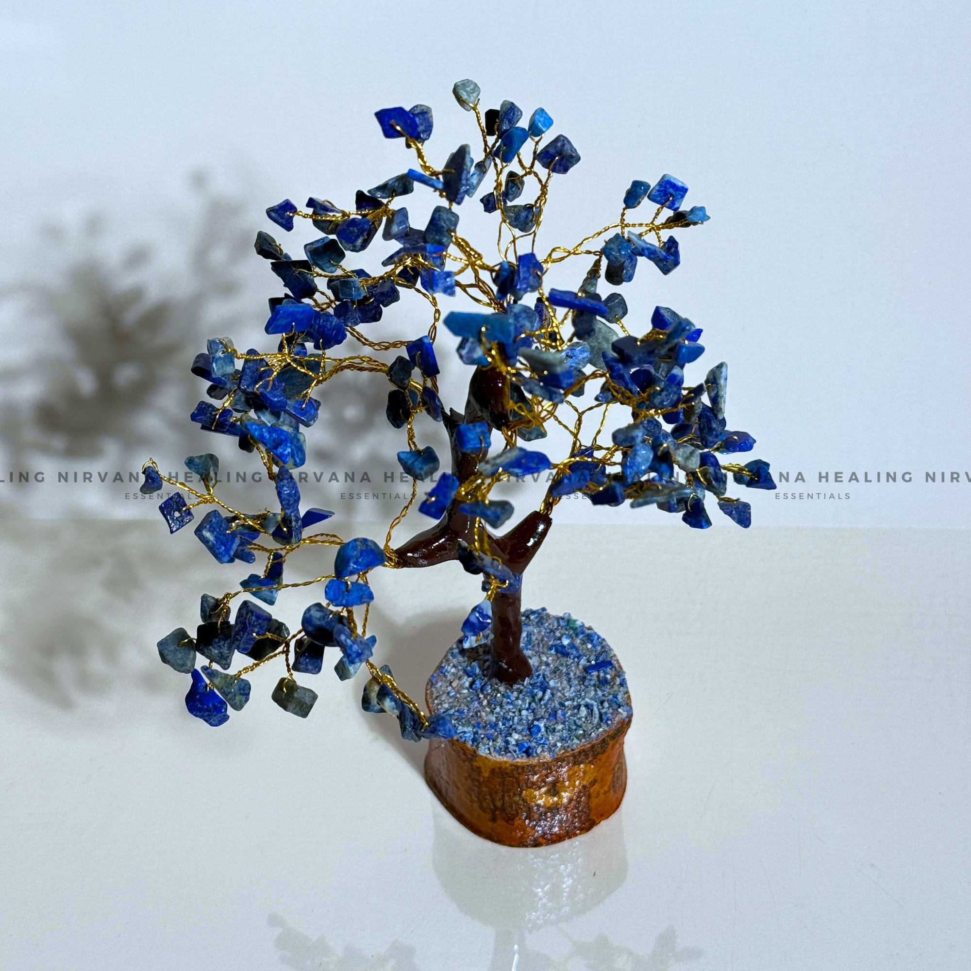 LAPIS LAZULI CRYSTAL TREE Approx 200 Beads (Communication, Truth, Ease Of Expression And Wisdom) - Image 3