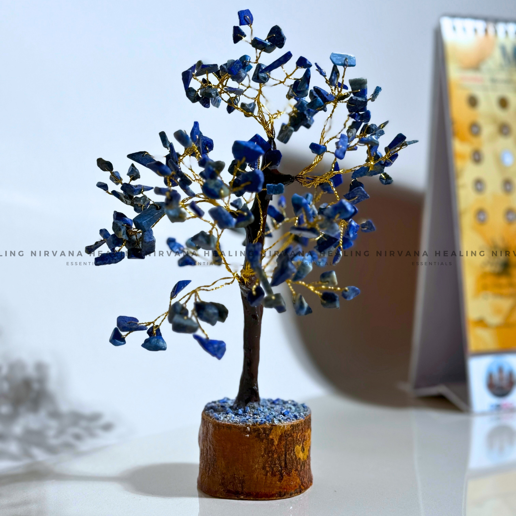 LAPIS LAZULI CRYSTAL TREE Approx 200 Beads (Communication, Truth, Ease Of Expression And Wisdom) - Image 5