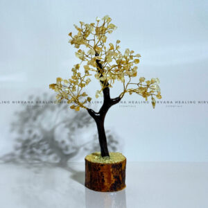 CITRINE CRYSTAL TREE Approx 100 Beads (Abundance, Creativity, Success And Confidence)