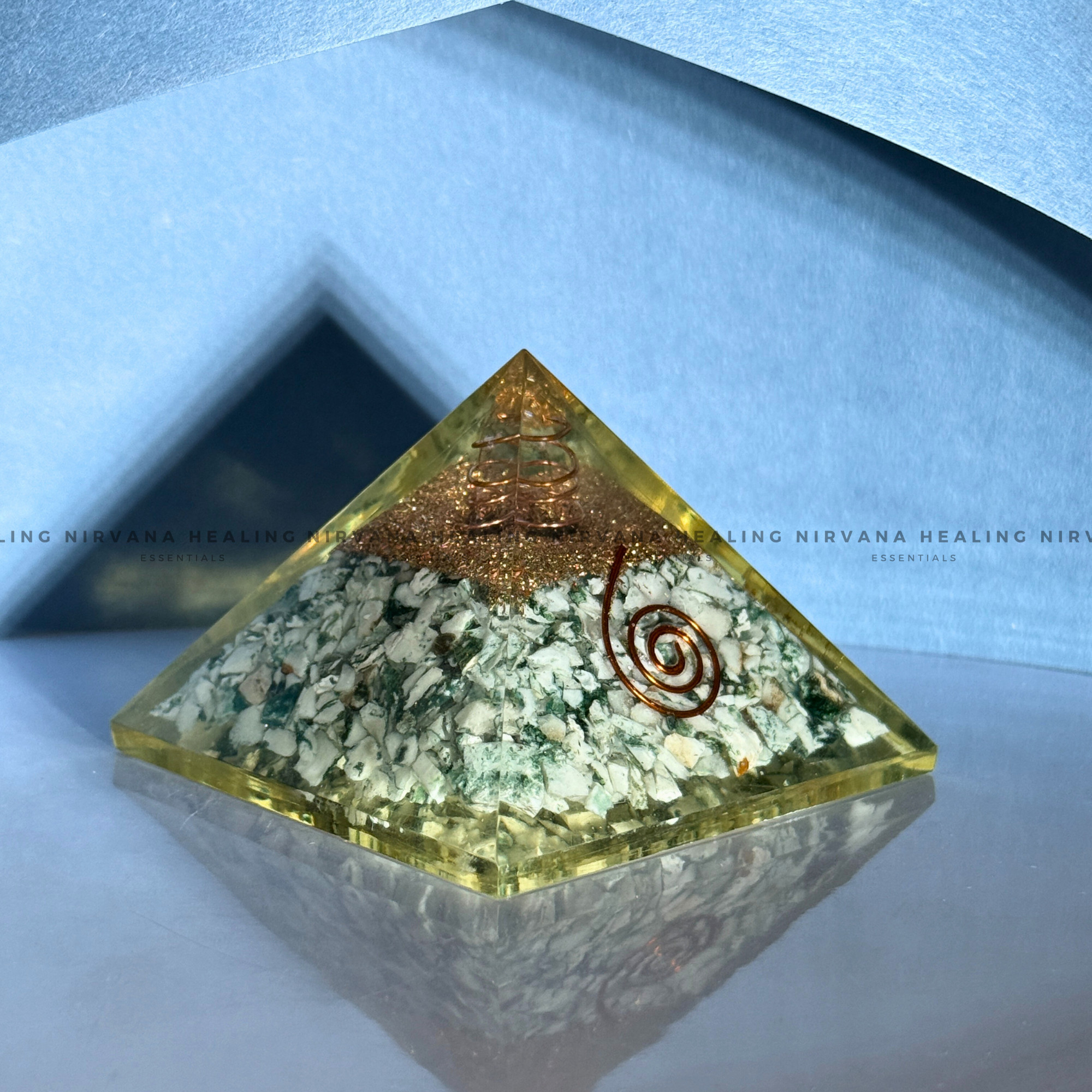 TREE AGATE PYRAMID (Abundance, Nature Connection And Inner Peace) - Image 4