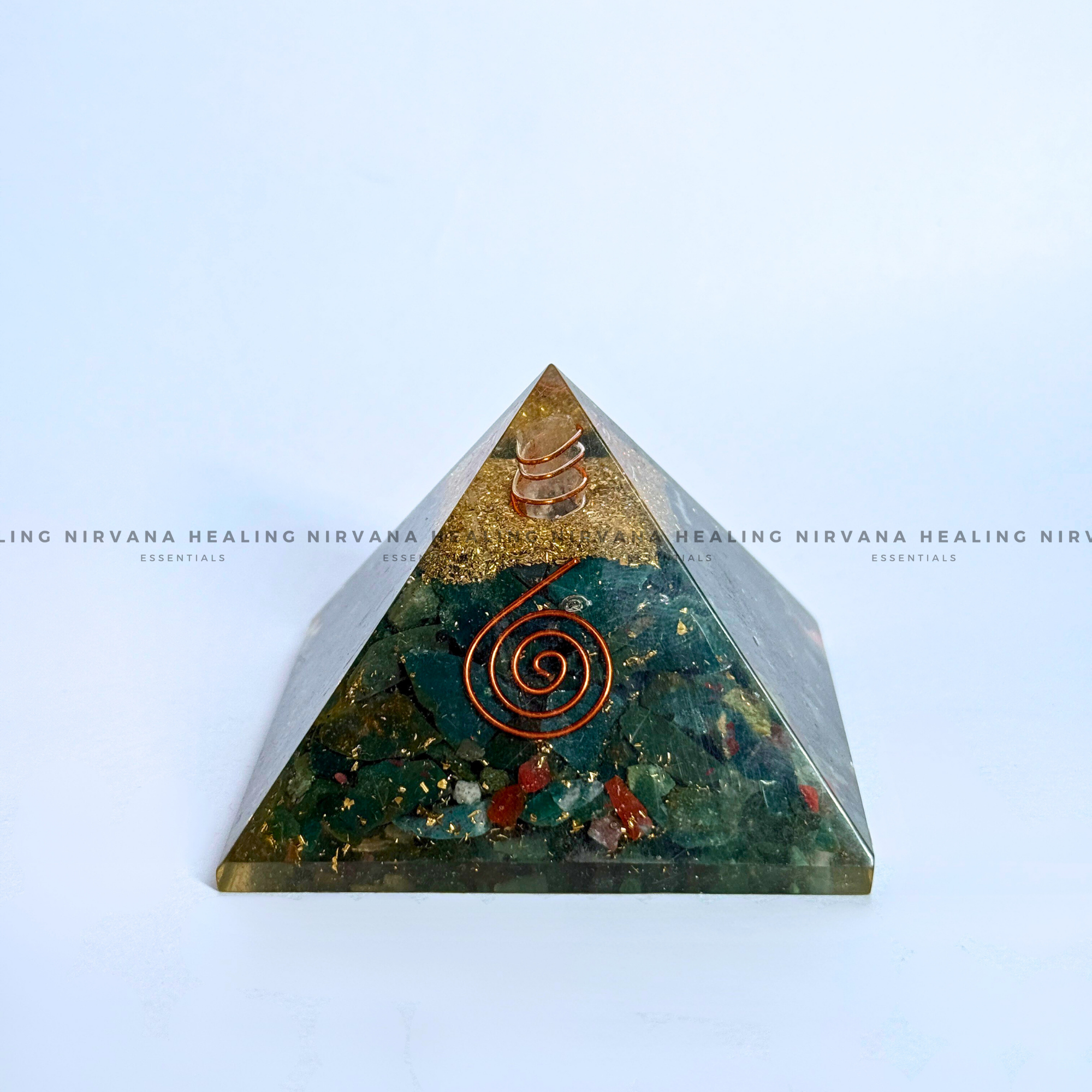 GREEN JADE PYRAMID (Luck, Harmony, Peace And Abundance)