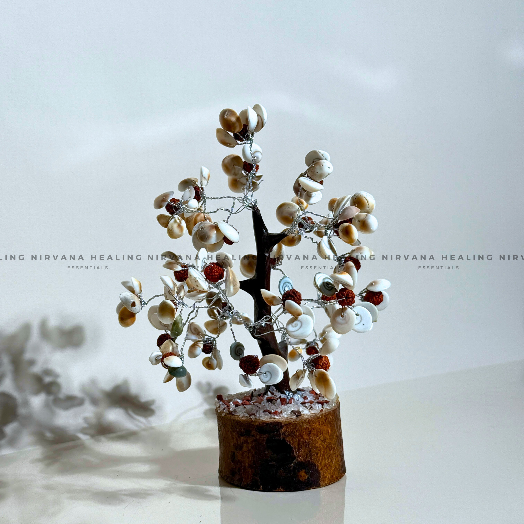 GOMTI WITH RUDRAKSH CRYSTAL TREE Approx 200 Beads (Divine Blessings, Protection & Prosperity) - Image 4