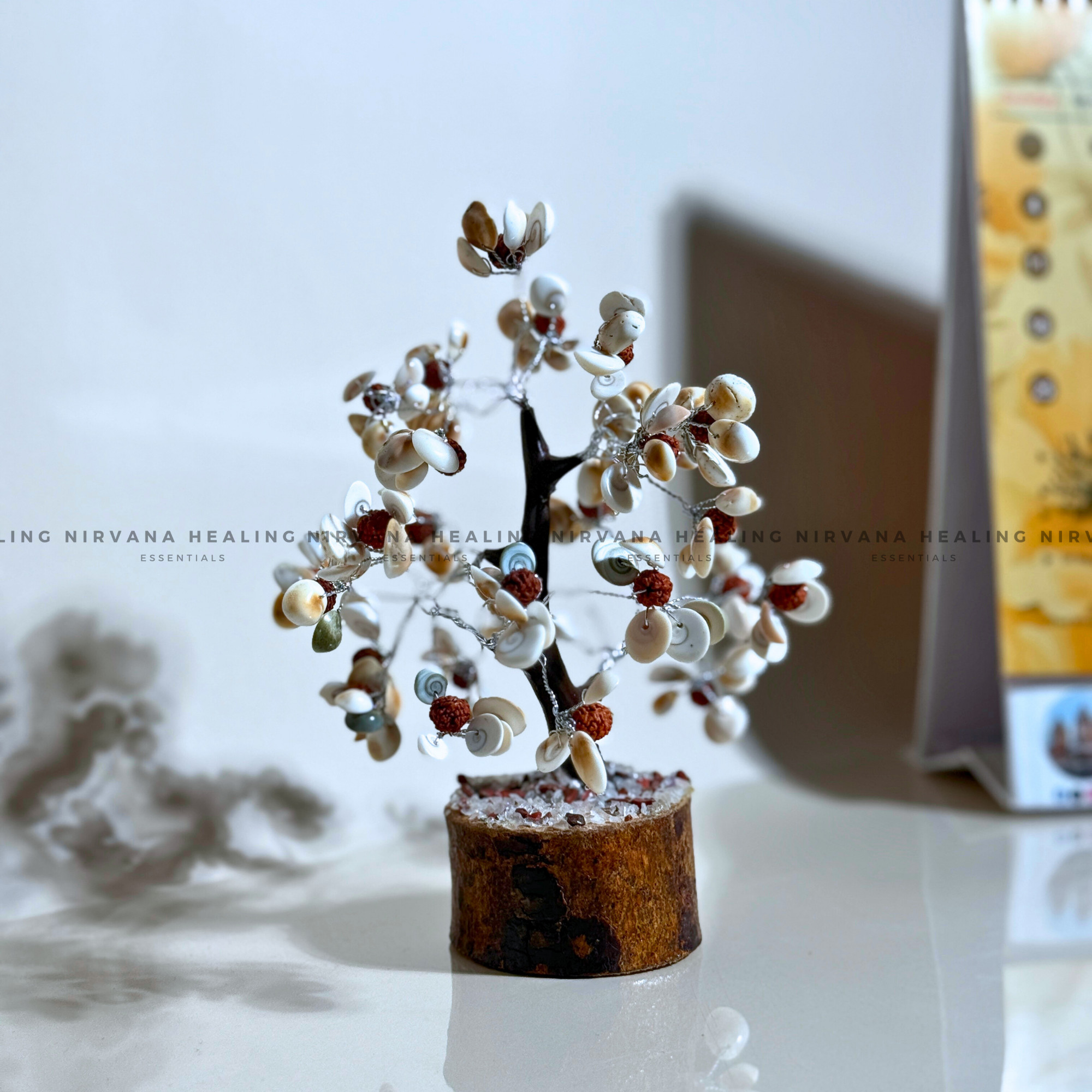 GOMTI WITH RUDRAKSH CRYSTAL TREE Approx 200 Beads (Divine Blessings, Protection & Prosperity) - Image 5