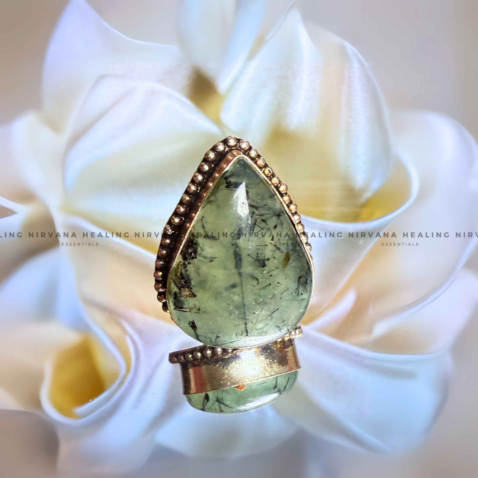 LEBROLITE DIAMOND SHAPED RING (Stone of Magic, Protection And Transformation) - Image 3