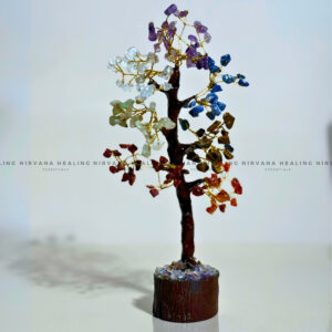7 CHAKRAS CRYSTAL TREE (SMALL) Approx 100 Beads (Balance, Harmony, Prosperity, Positive Energy)