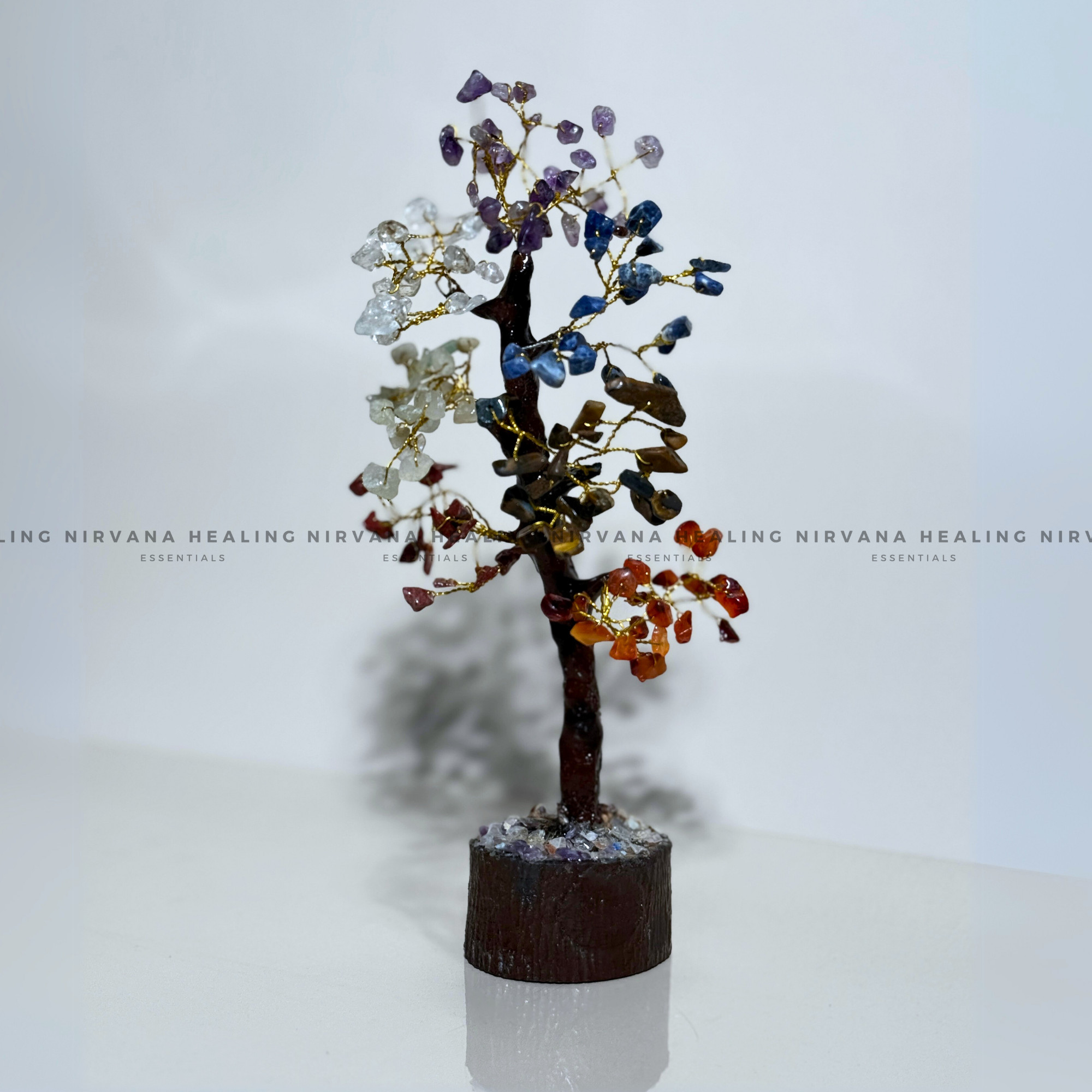 7 CHAKRAS CRYSTAL TREE (SMALL)
Approx 100 Beads (Balance, Harmony, Prosperity, Positive Energy) - Image 2
