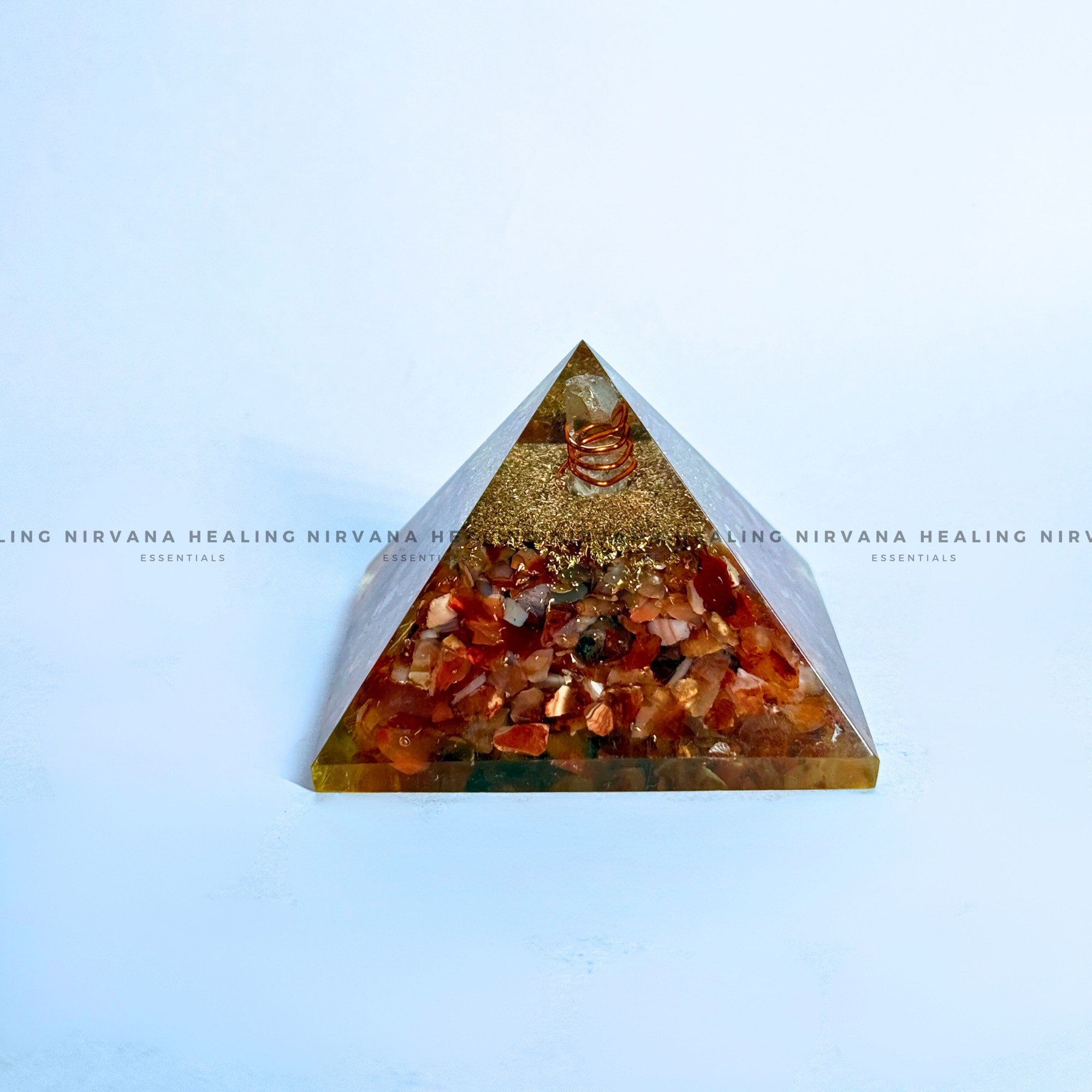RED CARNELIAN PYRAMID (Creativity, Courage, Passion And Stamina) - Image 2