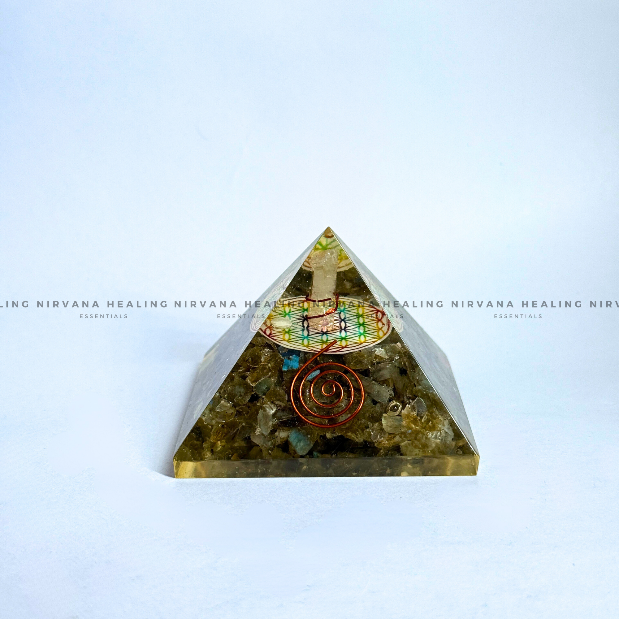 LABRADORITE PYRAMID (Intuition, Inner Power And Transformation).