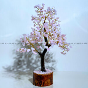 ROSE QUARTZ CRYSTAL TREE(BIG) Approx 300 Beads (Love, Romance, Relationship, Emotion Balance)
