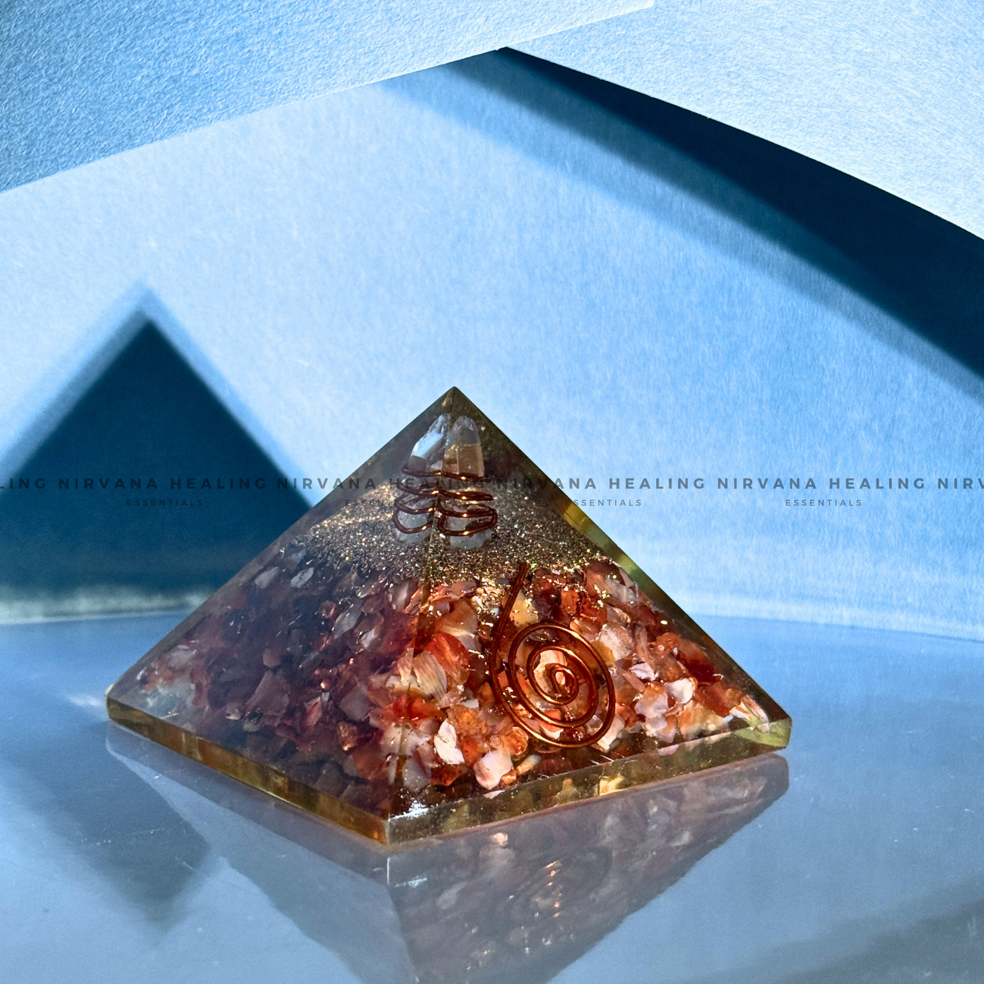 RED CARNELIAN PYRAMID (Creativity, Courage, Passion And Stamina) - Image 3