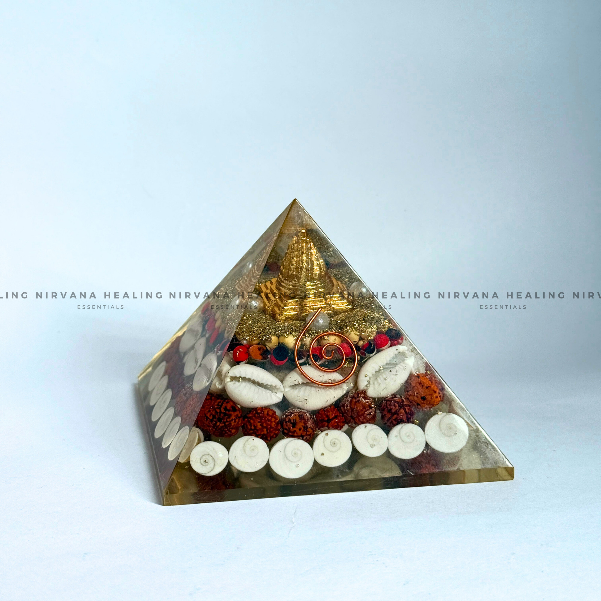 SHREE YANTRA RUDRAKSH PYRAMID (Divine Prosperity & Spiritual Protection) - Image 5