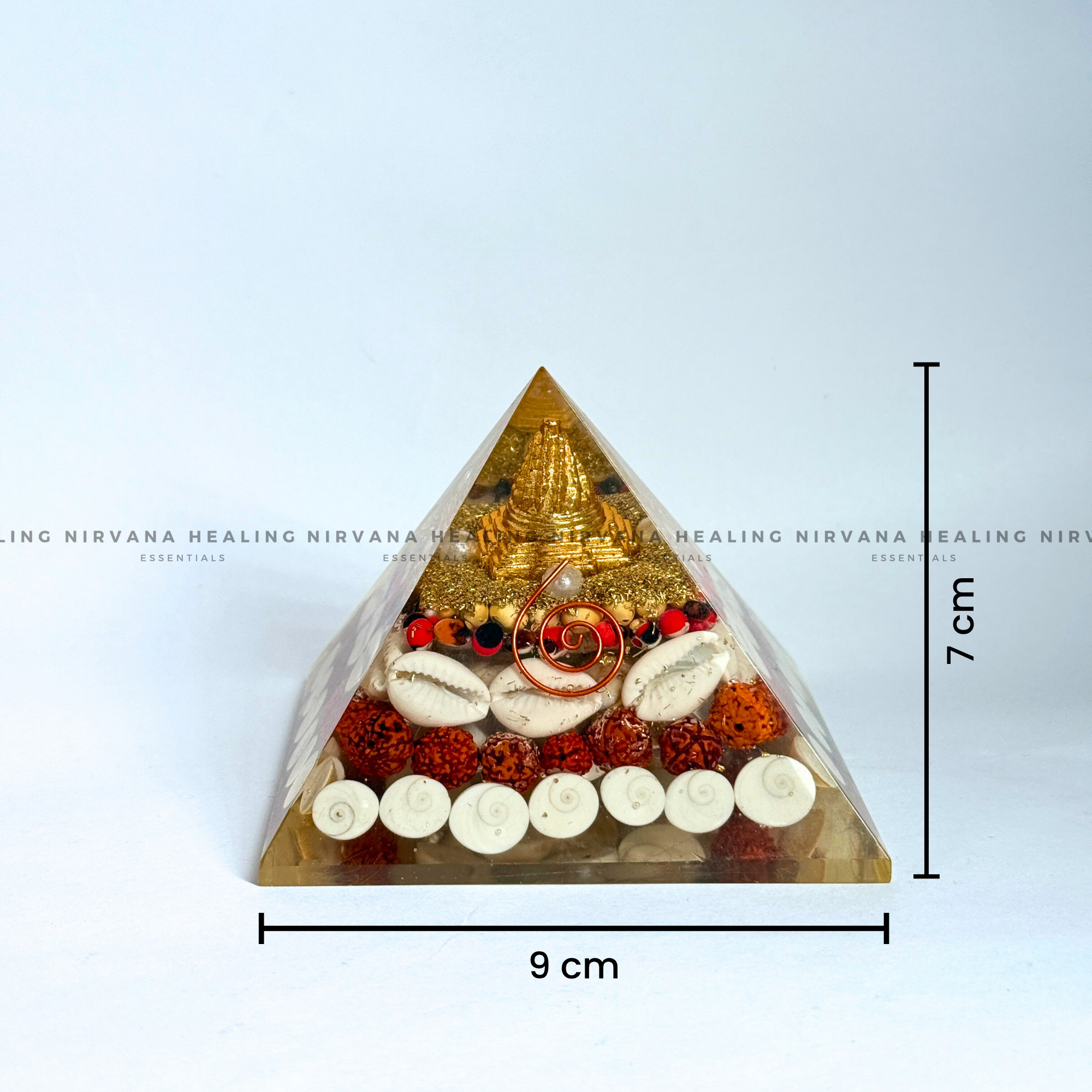SHREE YANTRA RUDRAKSH PYRAMID (Divine Prosperity & Spiritual Protection) - Image 6