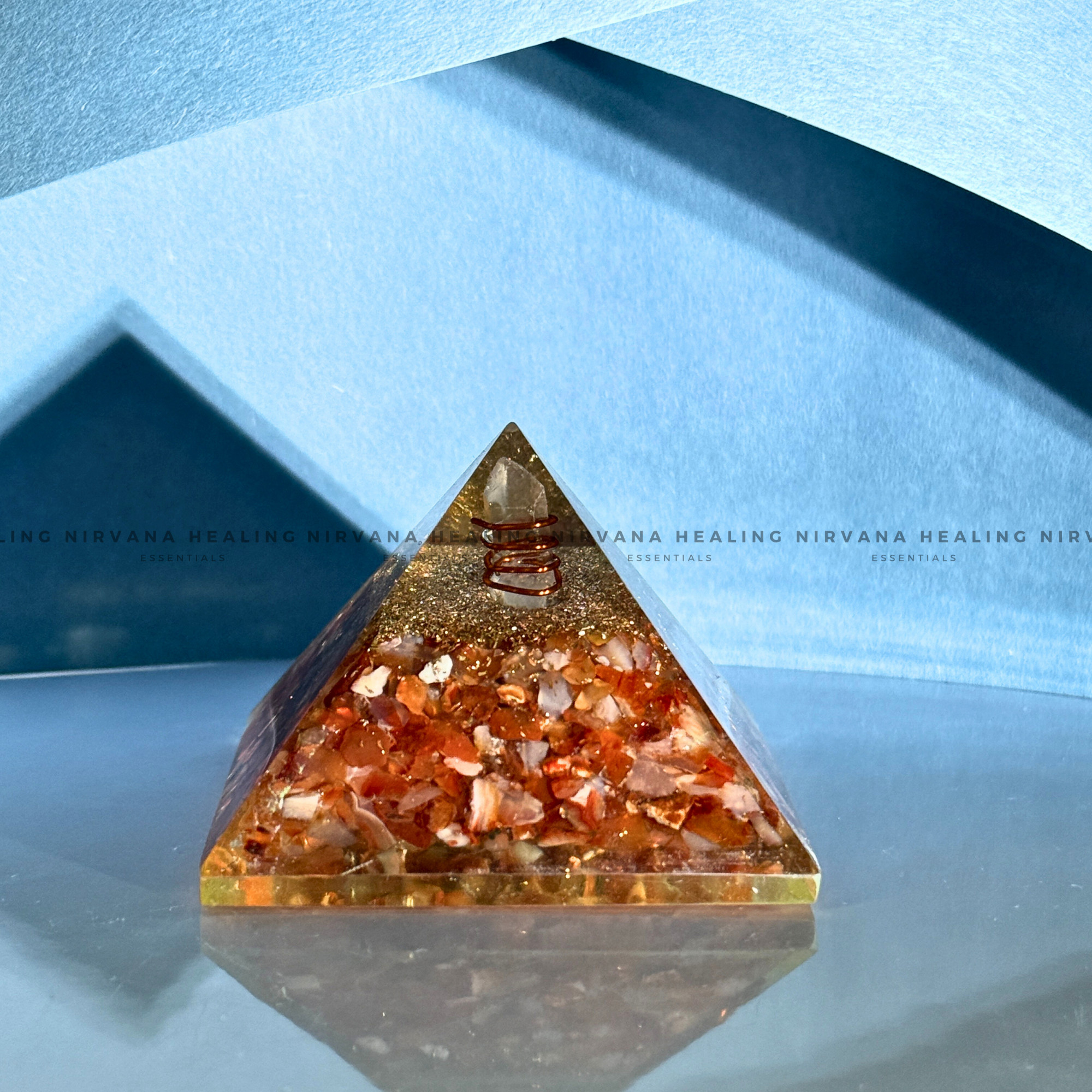 RED CARNELIAN PYRAMID (Creativity, Courage, Passion And Stamina) - Image 5