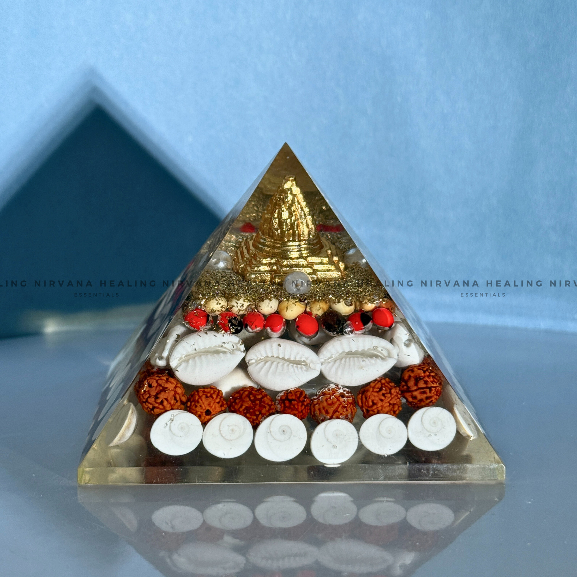 SHREE YANTRA RUDRAKSH PYRAMID (Divine Prosperity & Spiritual Protection) - Image 4