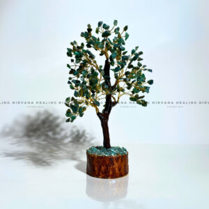 GREEN JADE CRYSTAL TREE (BIG) Approx 300 Beads  (Luck, Harmony, Peace And Abundance)