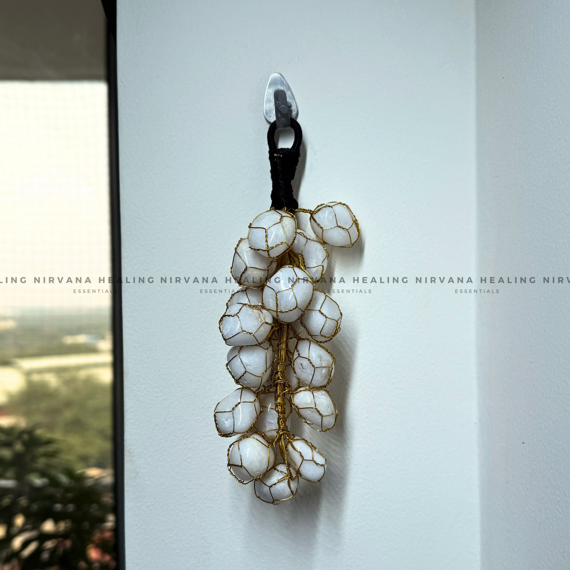 WHITE MARBLE FOR GROUNDING HANGING (Marble White Purity, Focus And Divine Connection)
- Image 3