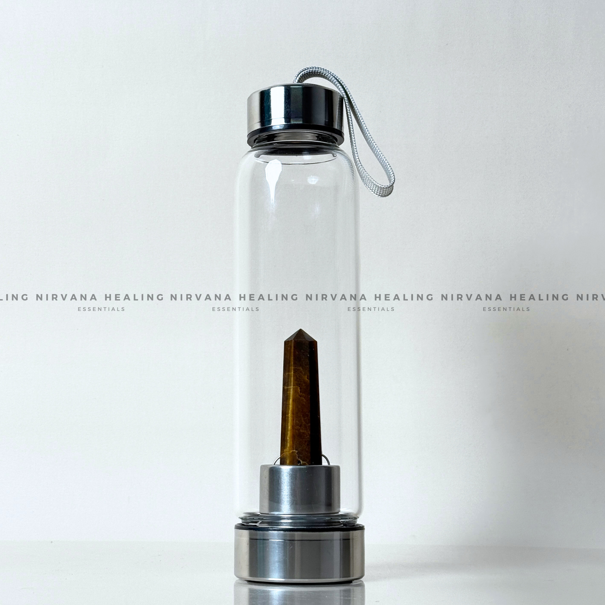 TIGER EYE INFUSED CRYSTAL ELIXIR BOTTLE (Bold, Courage, Willpower And Strength). - Image 7