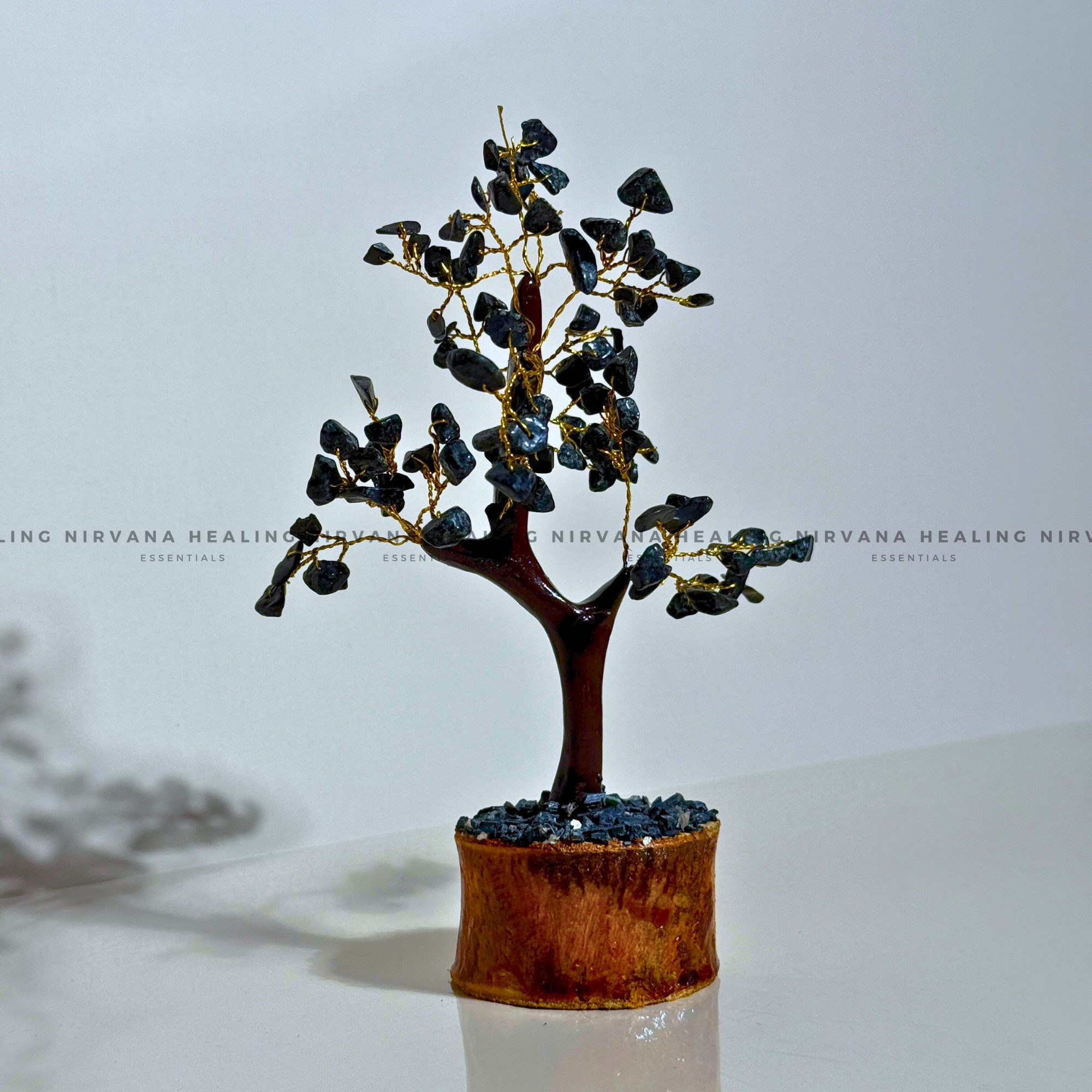 LAPIS LAZULI JADE CRYSTAL TREE Approx 100 Beads (SMALL) (Communication, Truth, Ease Of Expression And Wisdom) - Image 3