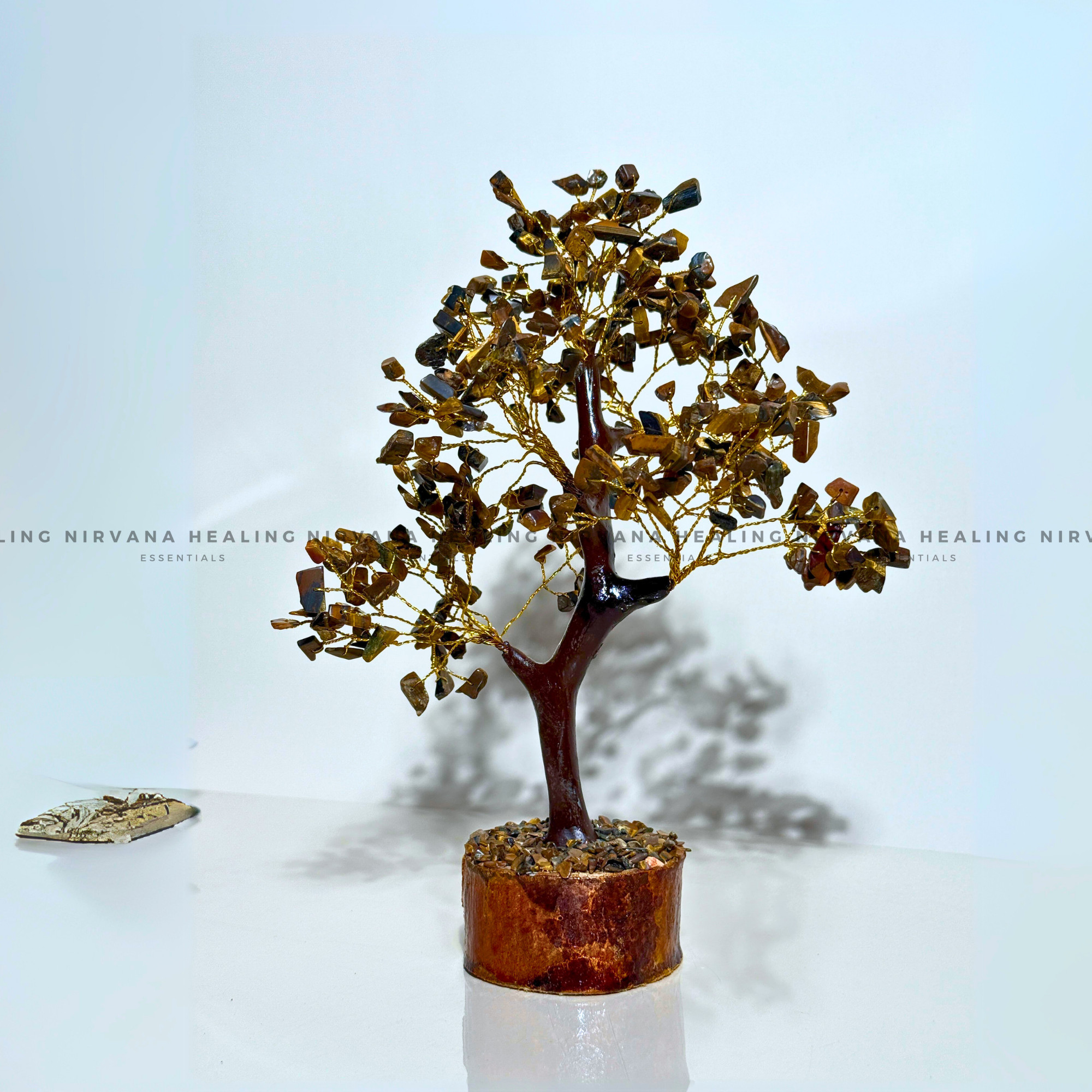 TIGER EYE CRYSTAL TREE (BIG) Approx 300 Beads (Bold, Courage, Willpower And Strength). - Image 4