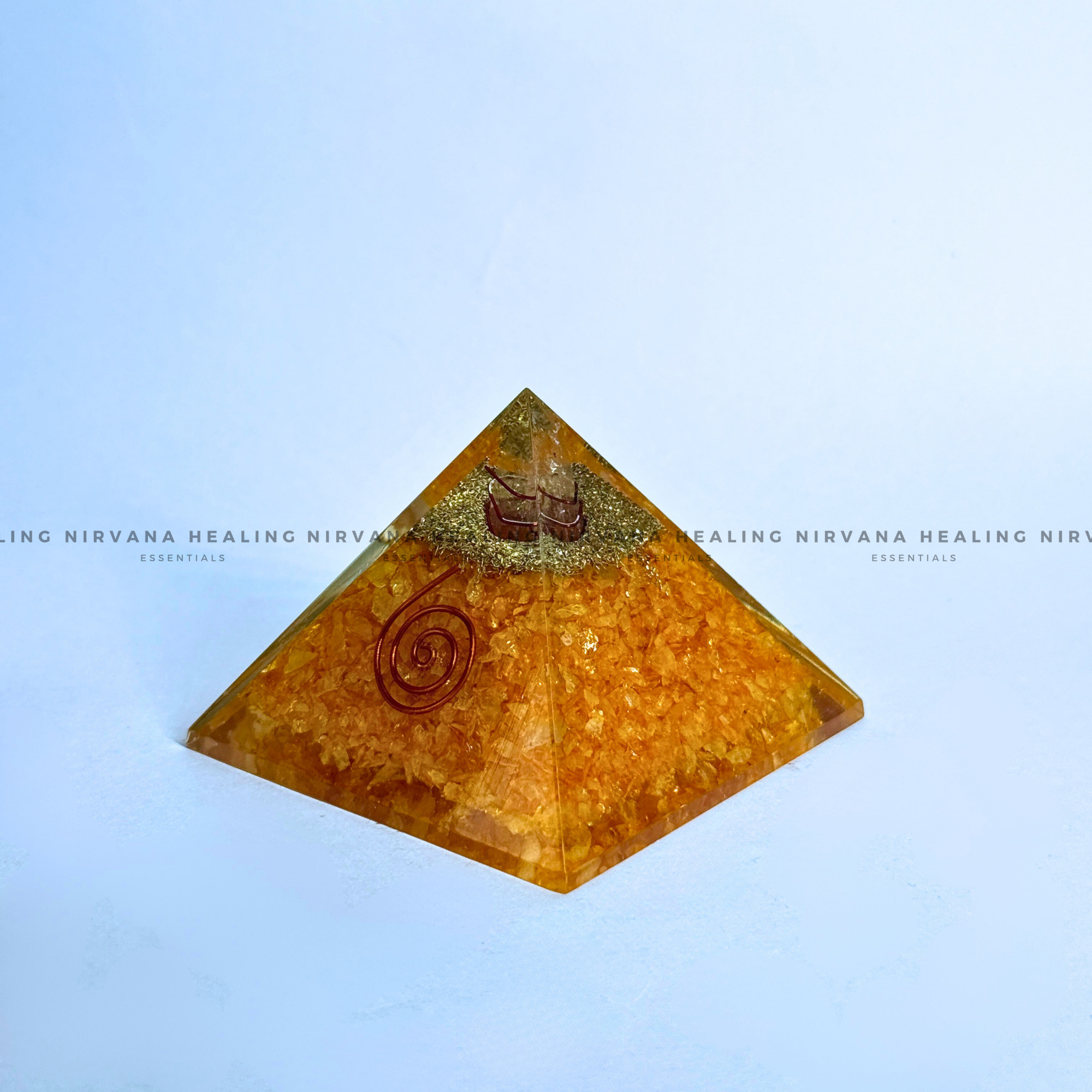 YELLOW AVENTURINE PYRAMID (Joy, Leadership, Empowerment) - Image 2