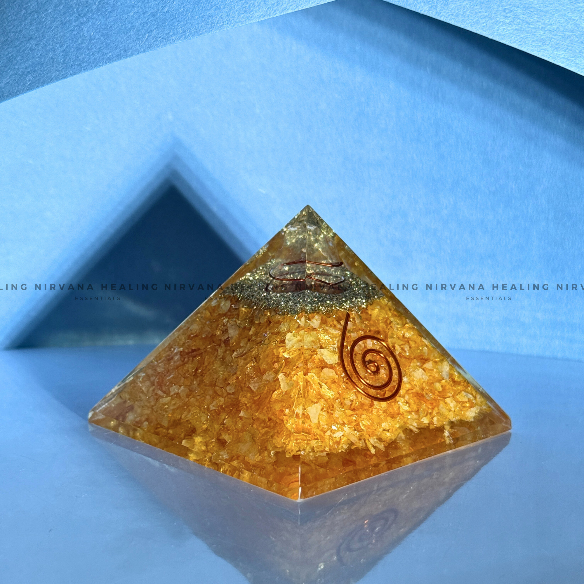 YELLOW AVENTURINE PYRAMID (Joy, Leadership, Empowerment) - Image 5