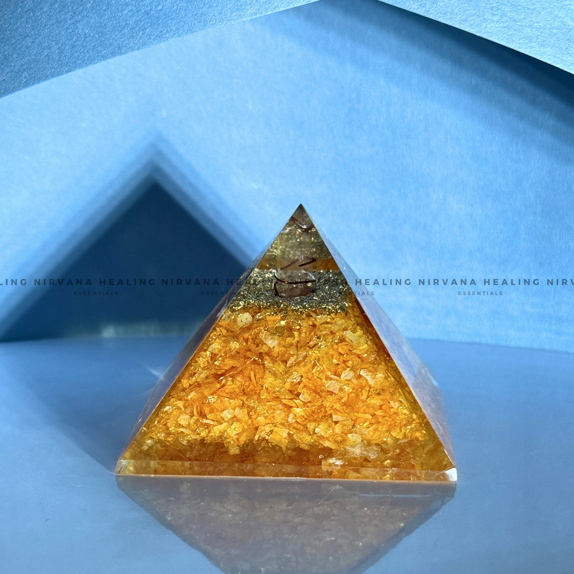 YELLOW AVENTURINE PYRAMID (Joy, Leadership, Empowerment) - Image 6