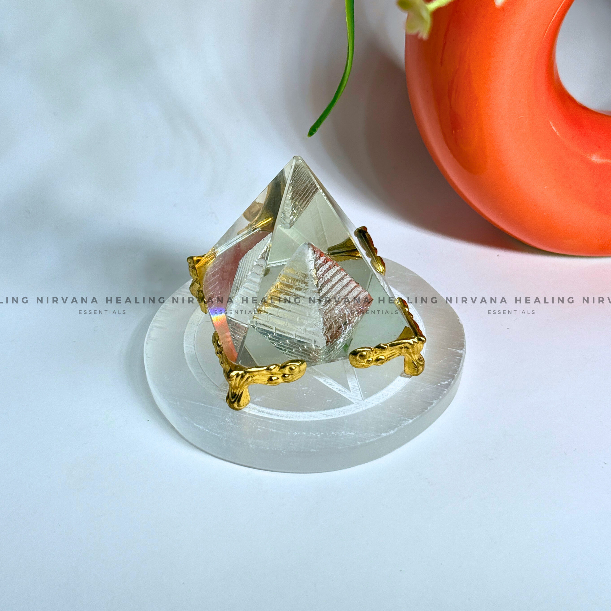 SELENITE STAR SYMBOL CHARGING PLATE
(Aura Cleansing ,Charging, Cleansing And Purification) - Image 4
