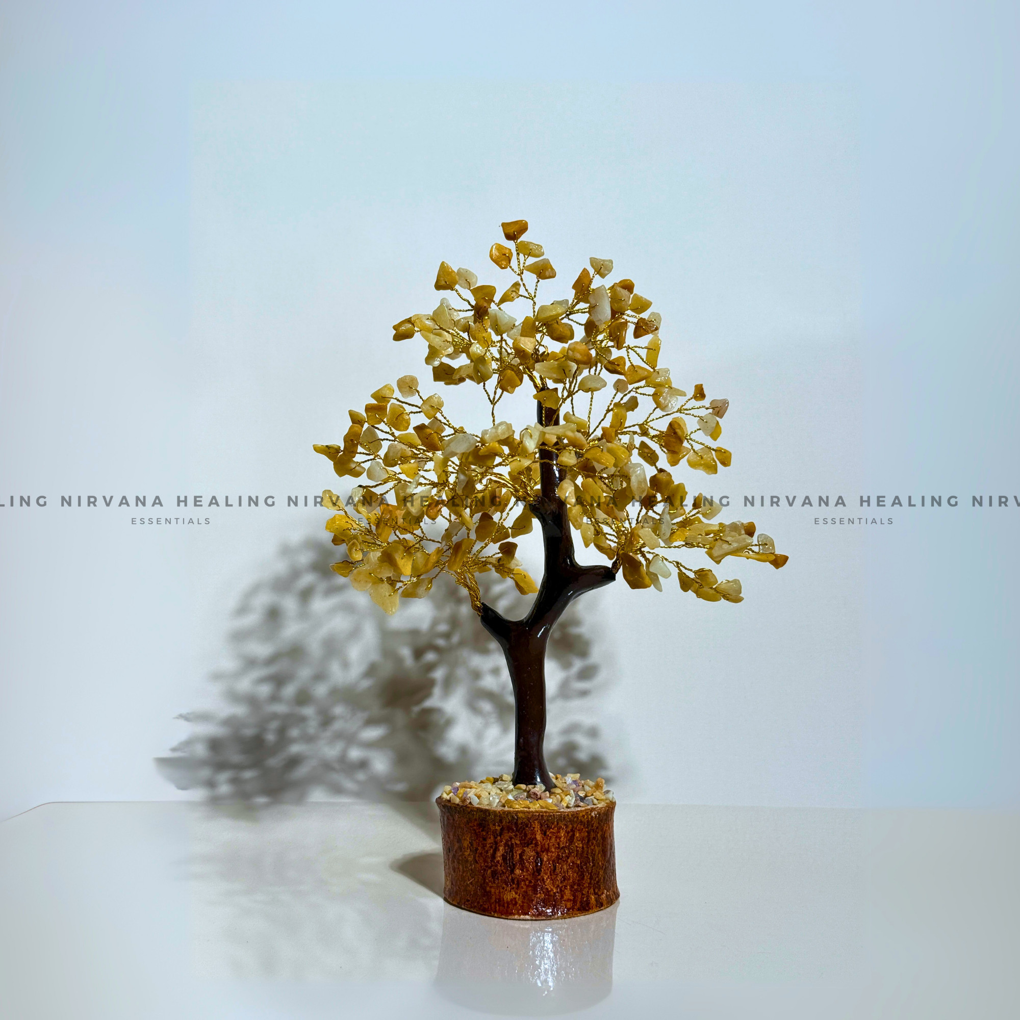 YELLOW AVENTURINE CRYSTAL TREE Approx 200 Beads (Joy, Leadership, Empowerment). - Image 3