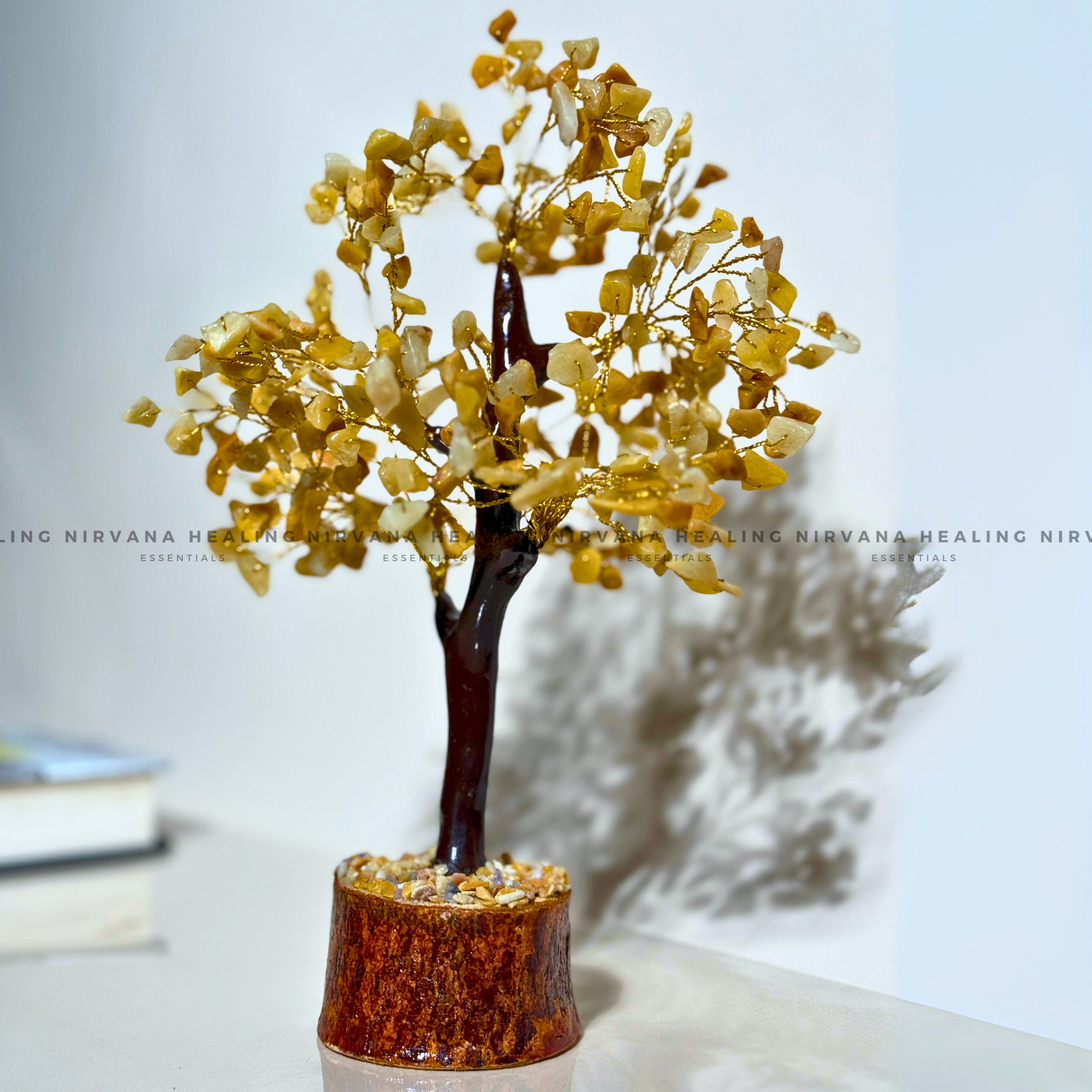 YELLOW AVENTURINE CRYSTAL TREE Approx 200 Beads (Joy, Leadership, Empowerment). - Image 4