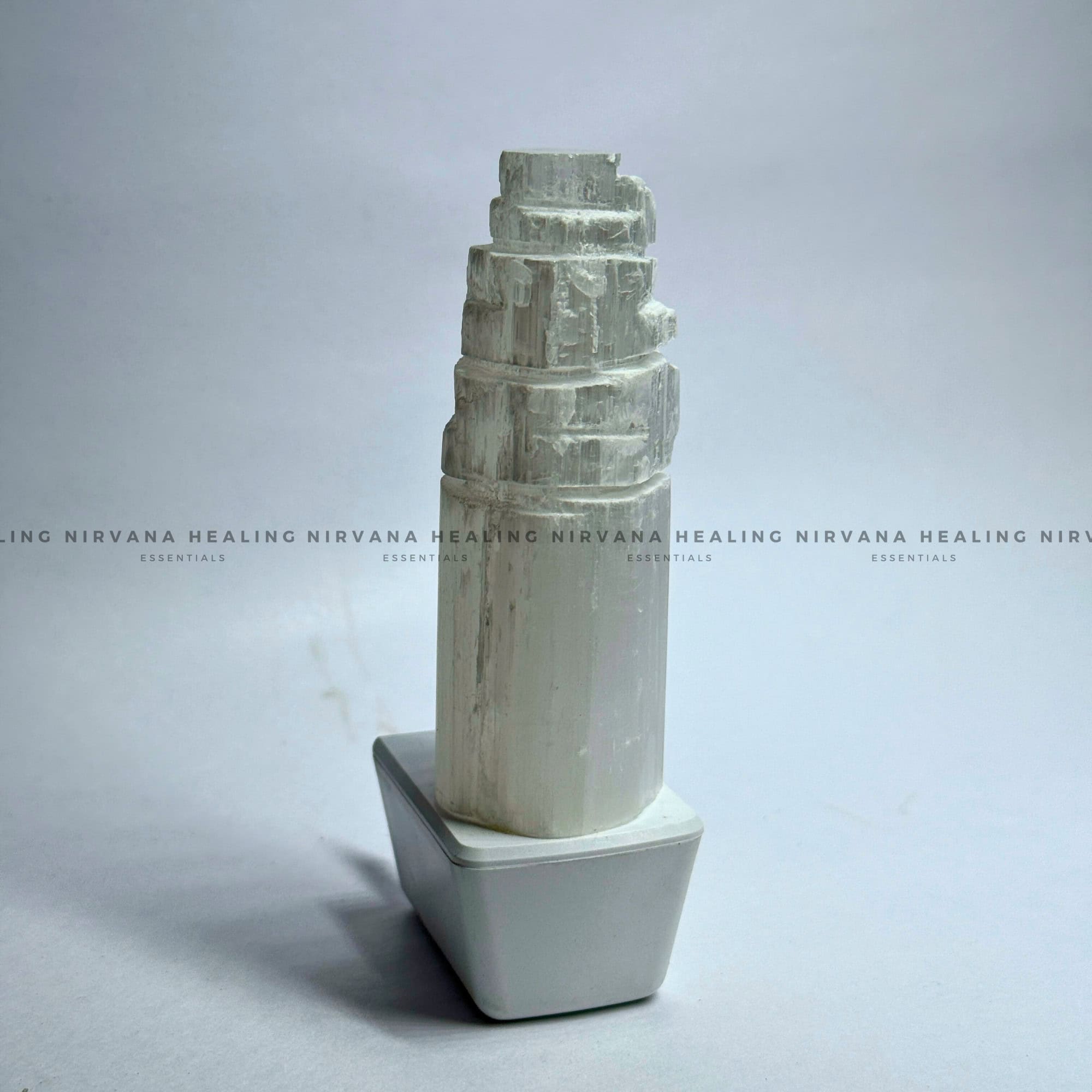 NATURAL SELENITE CRYSTAL LAMP (Aura Cleansing ,Charging, Cleansing And Purification). - Image 2
