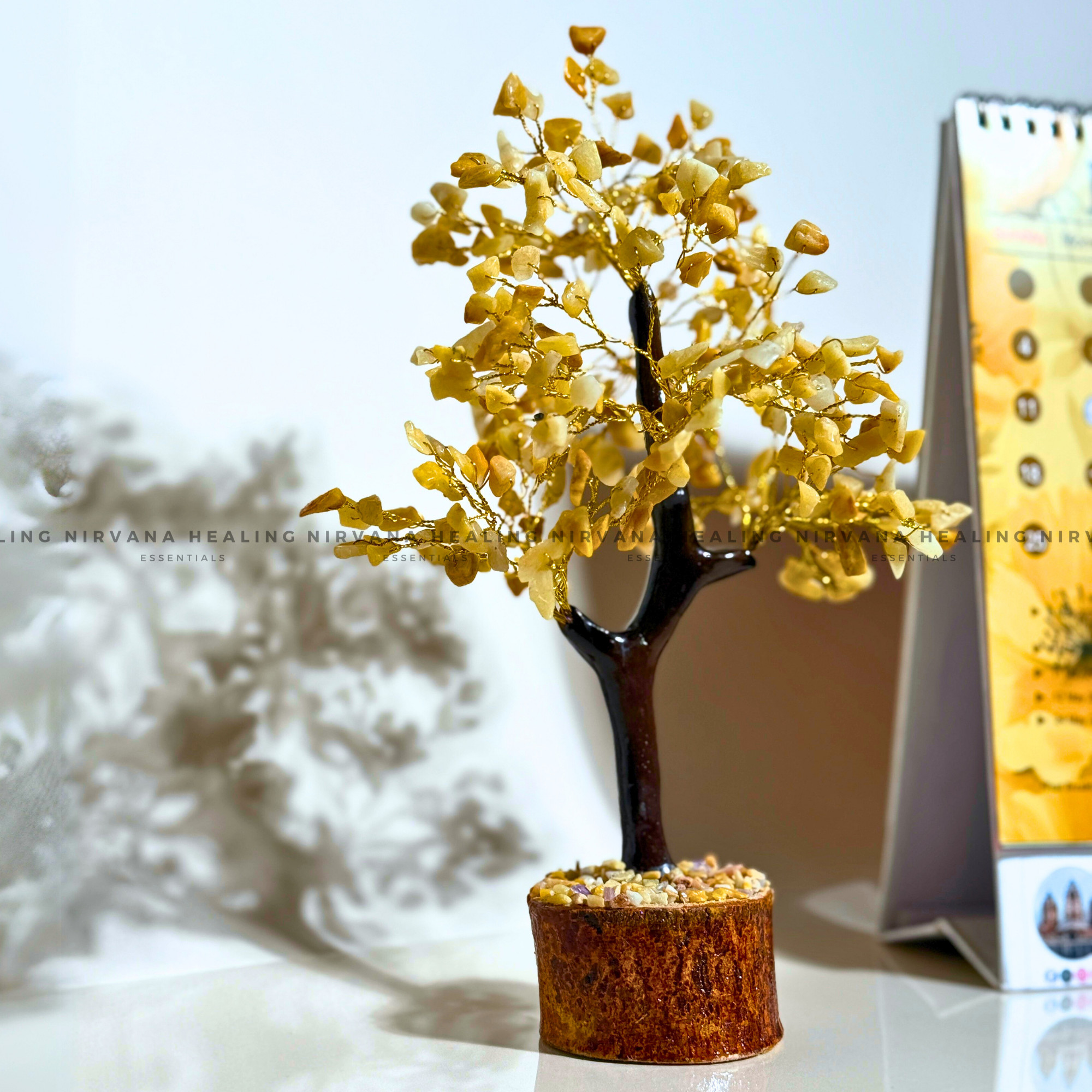 YELLOW AVENTURINE CRYSTAL TREE Approx 200 Beads (Joy, Leadership, Empowerment). - Image 5