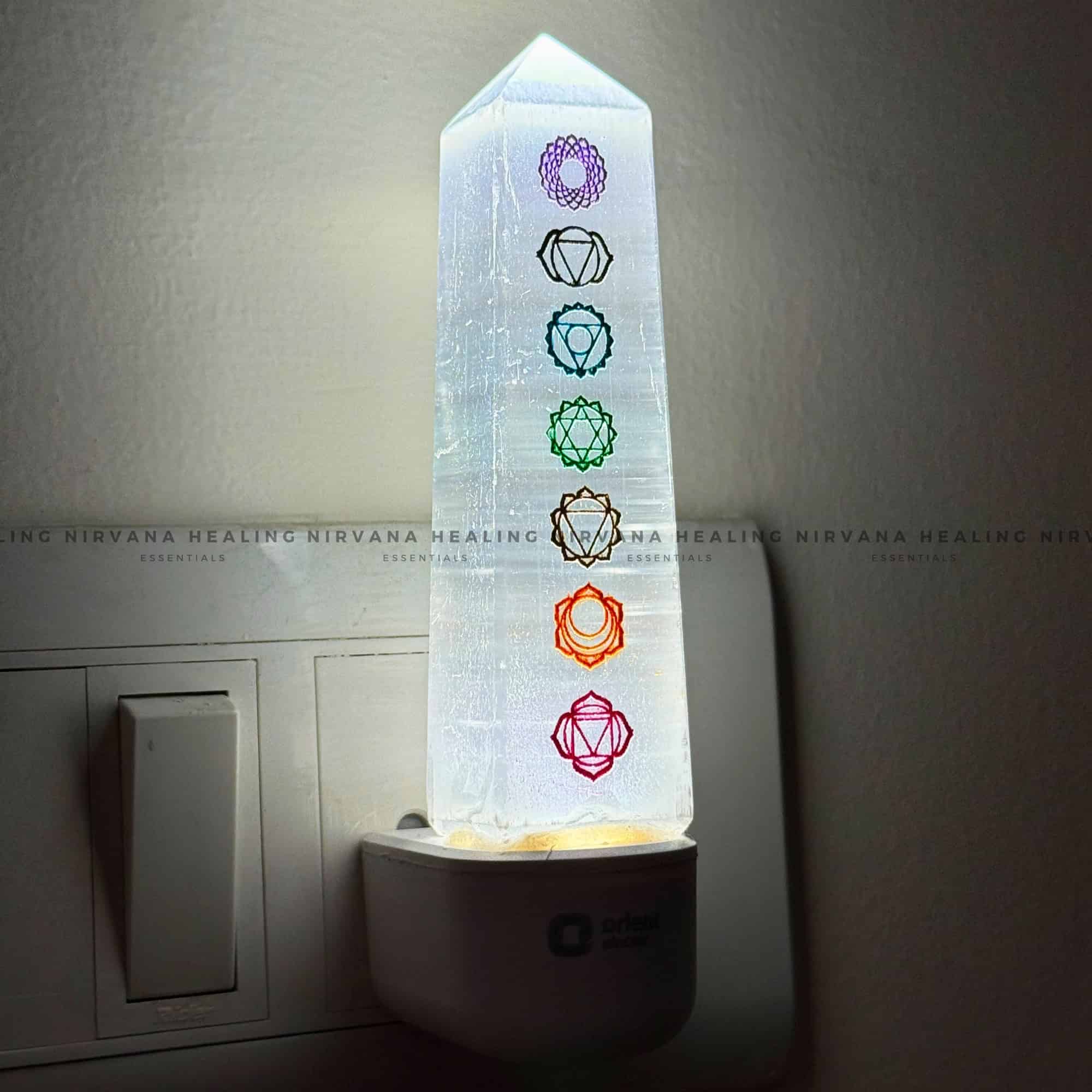 SELETINE SEVEN CHAKRA LAMP (Aura Cleansing ,Charging, Cleansing And Purification). - Image 3