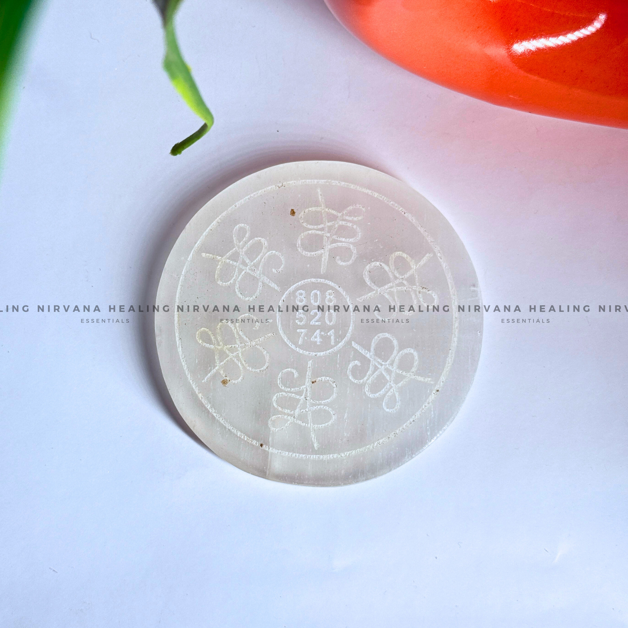 SELENITE ABUNDANCE ZIBU CHARGING PLATE (Aura Cleansing ,Charging, Cleansing And Purification).