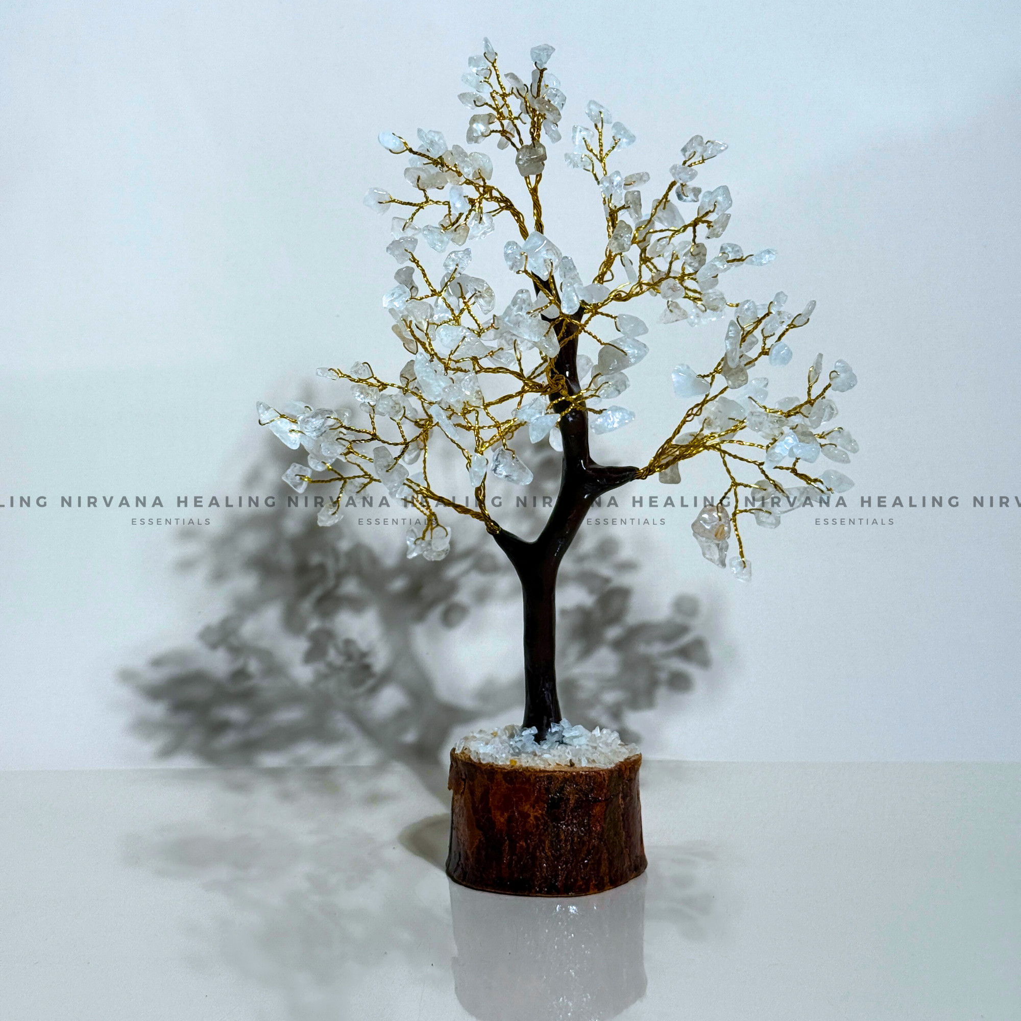 CLEAR QUARTZ CRYSTAL TREE (BIG) Approx 300 Beads (Mental Clarity, Master Healer And Energy Amplifier)
- Image 2