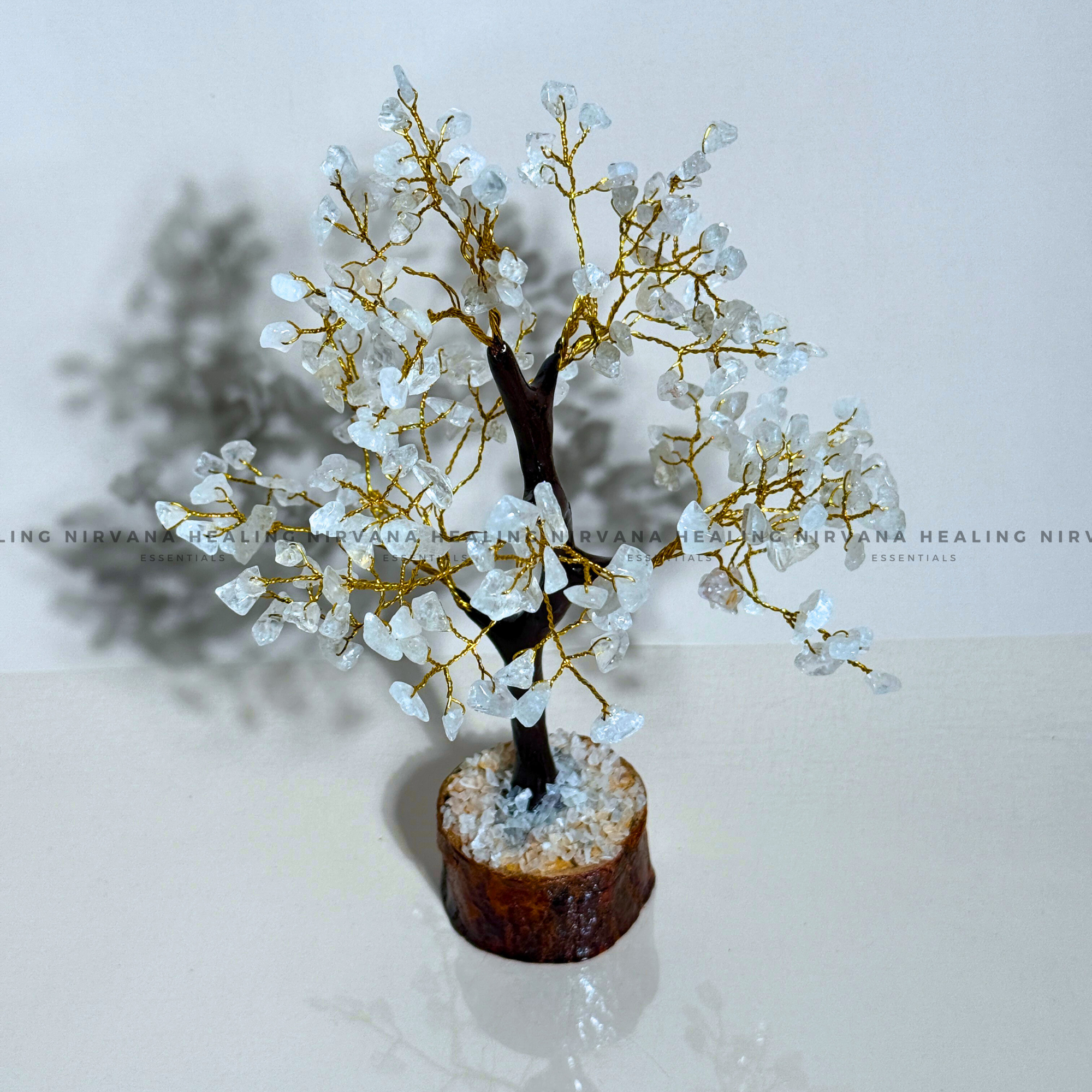 CLEAR QUARTZ CRYSTAL TREE (BIG) Approx 300 Beads (Mental Clarity, Master Healer And Energy Amplifier)
- Image 3