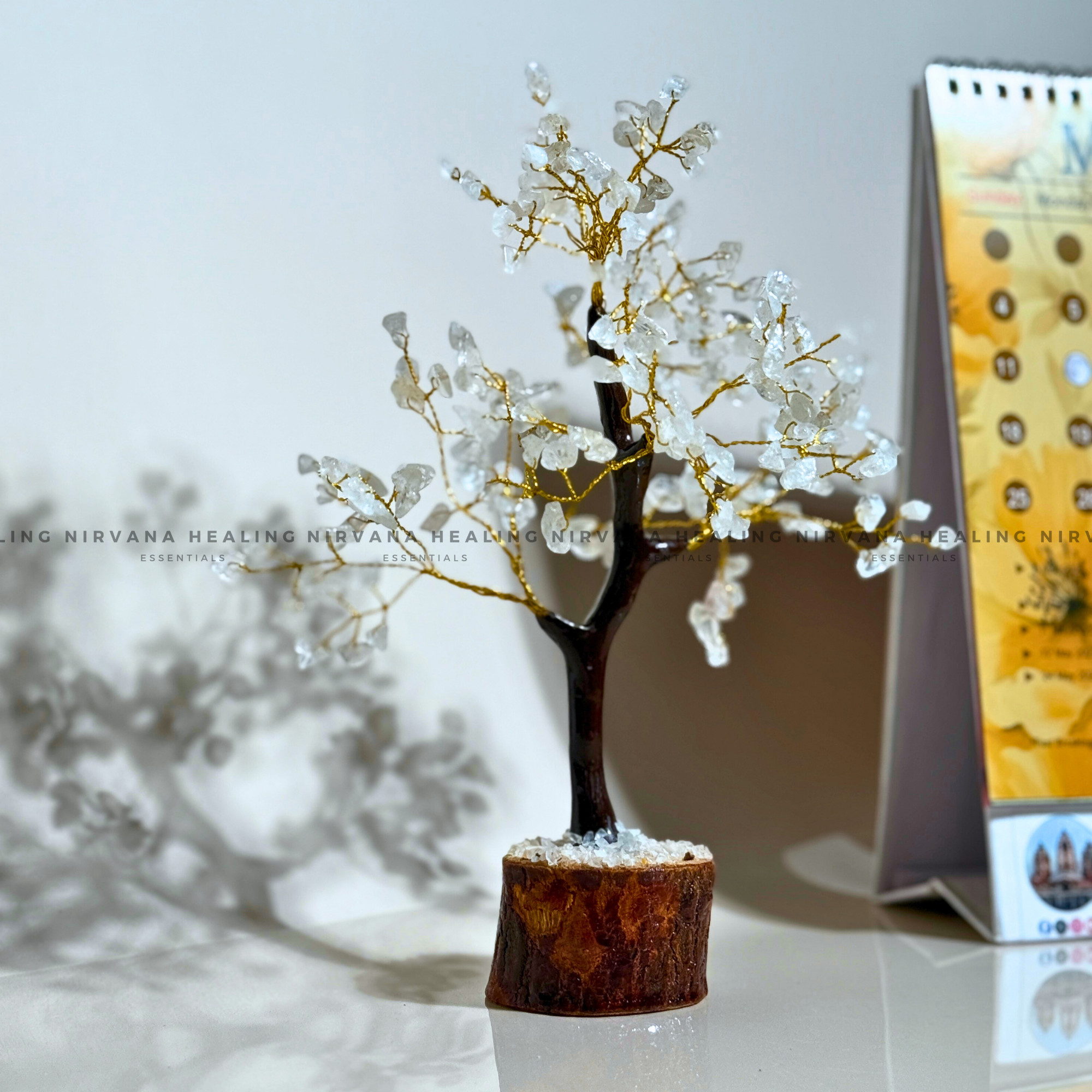 CLEAR QUARTZ CRYSTAL TREE (BIG) Approx 300 Beads (Mental Clarity, Master Healer And Energy Amplifier)
- Image 5