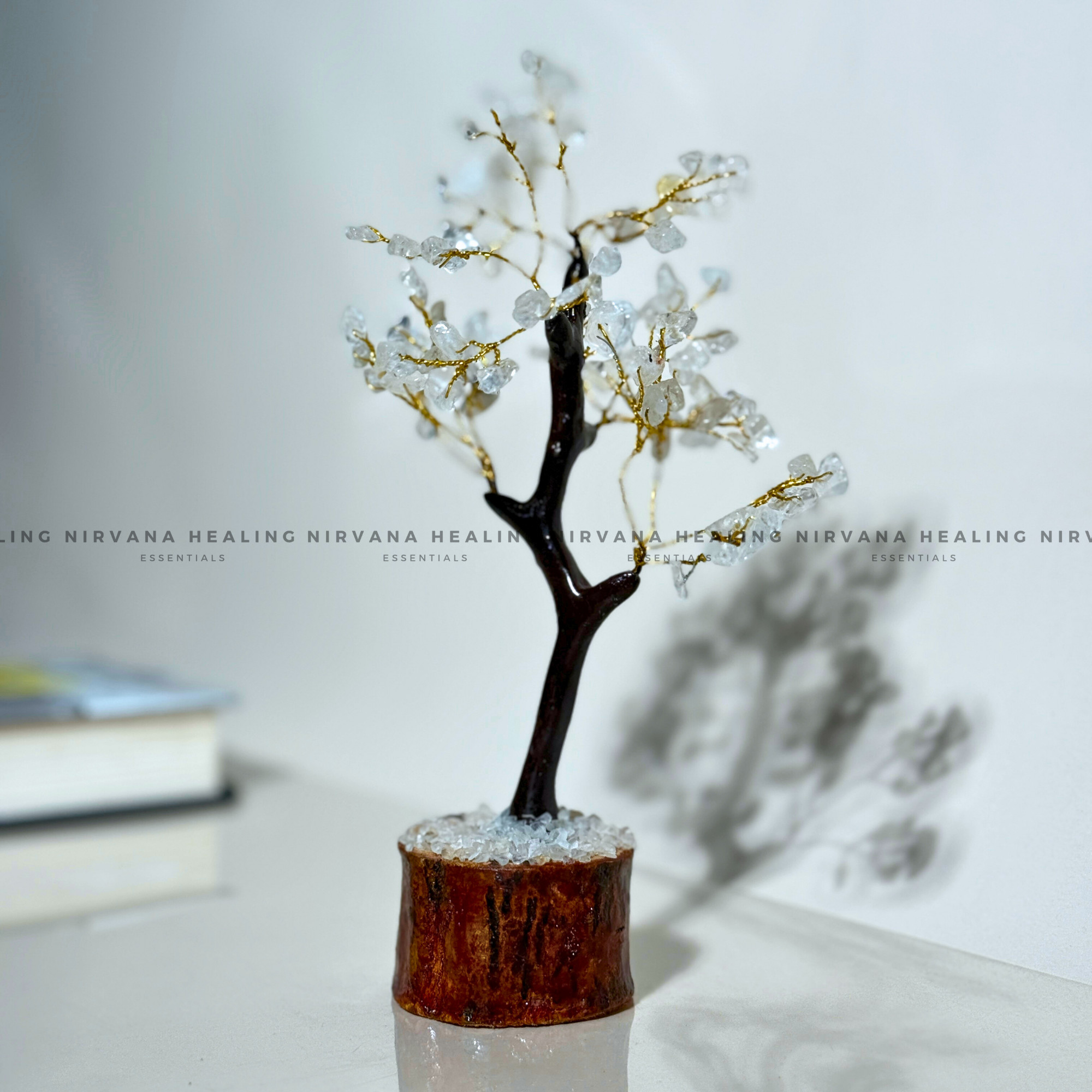 CLEAR QUARTZ CRYSTAL TREE (SMALL)Approx 100 Beads (Mental Clarity, Master Healer And Energy Amplifier).
- Image 3