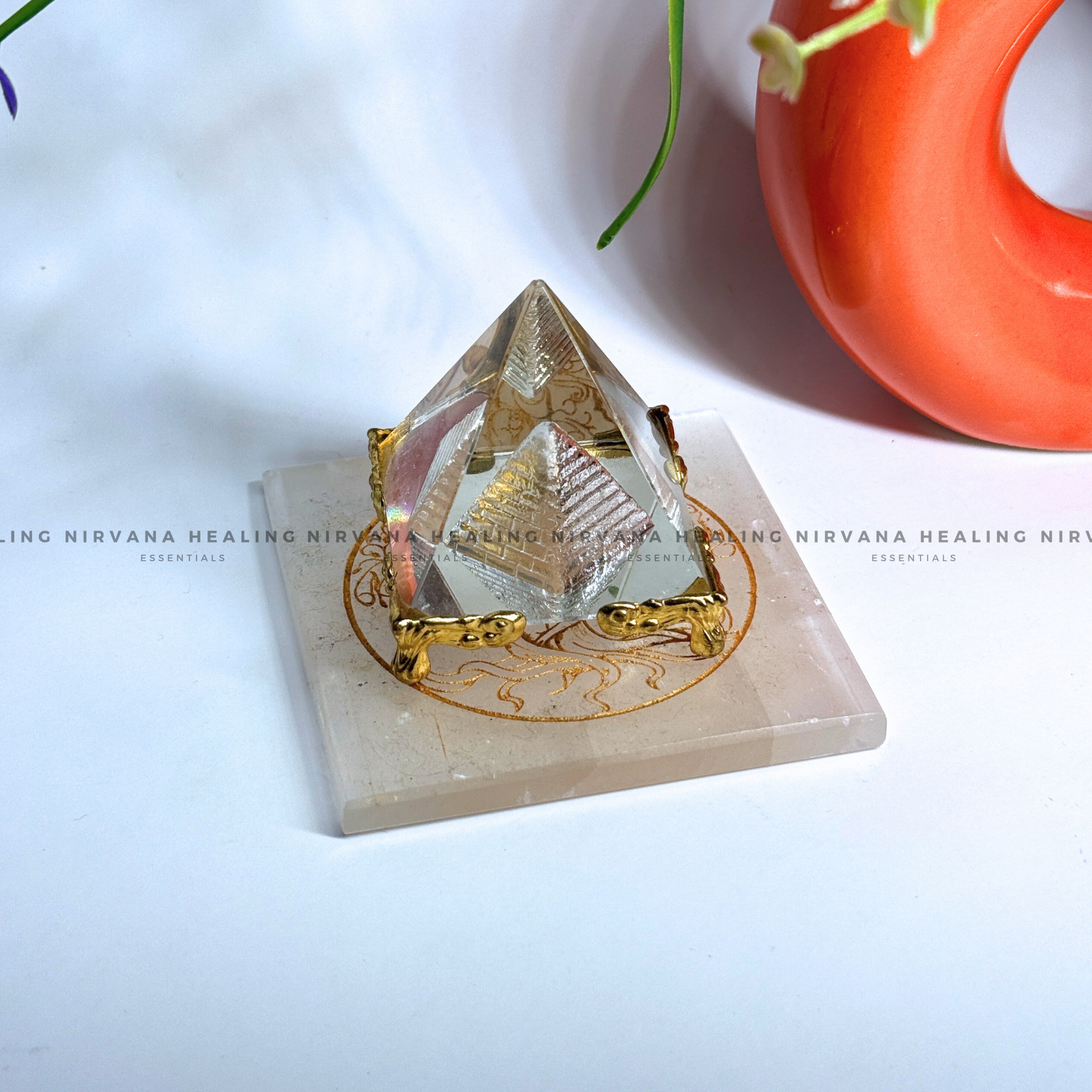 SELENITE TREE CHARGING PLATE
(Aura Cleansing ,Charging, Cleansing And Purification). - Image 2
