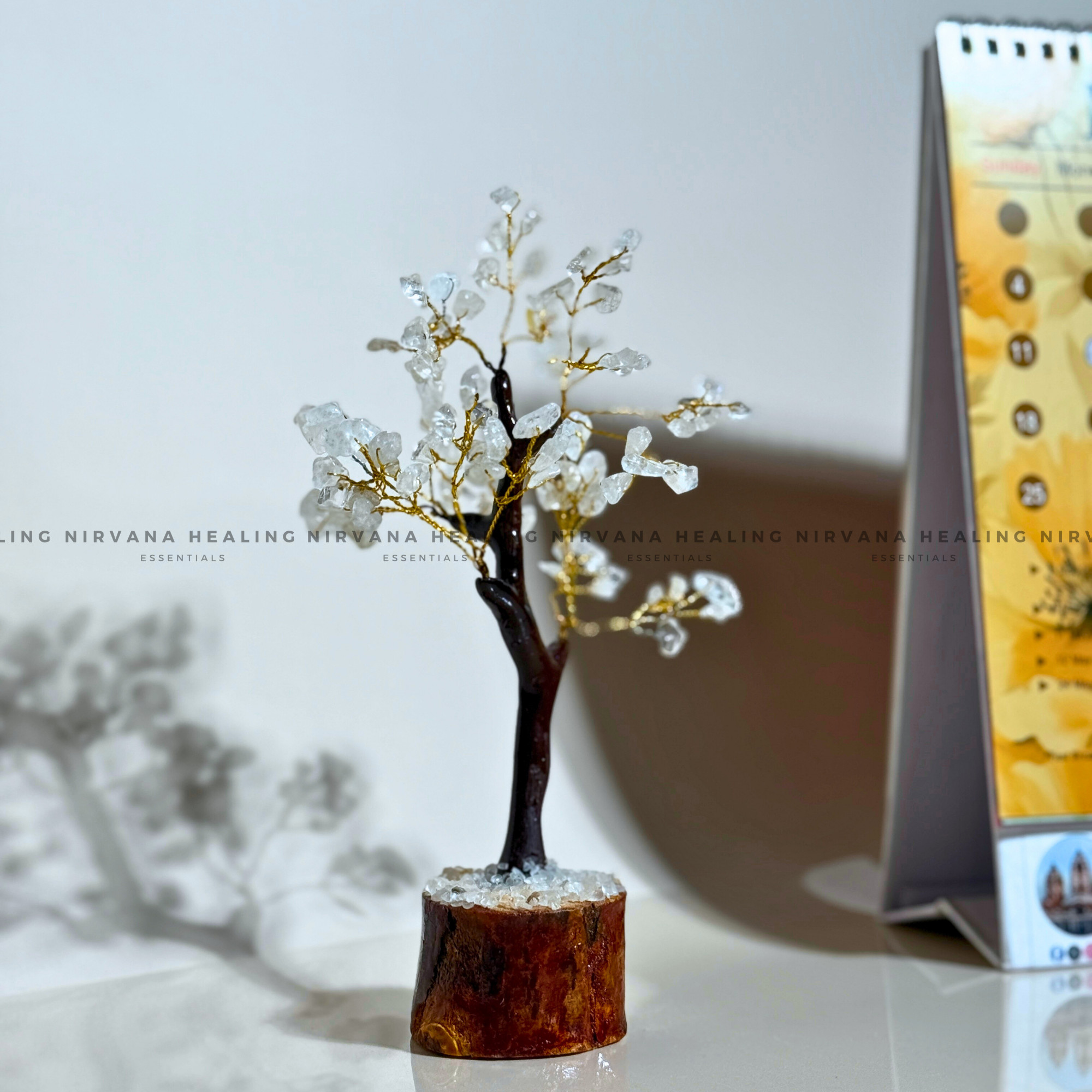 CLEAR QUARTZ CRYSTAL TREE (SMALL)Approx 100 Beads (Mental Clarity, Master Healer And Energy Amplifier).
- Image 5