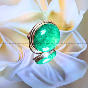 GREEN MARGAJ ROUND RING (Protection, Luck And Intuition)