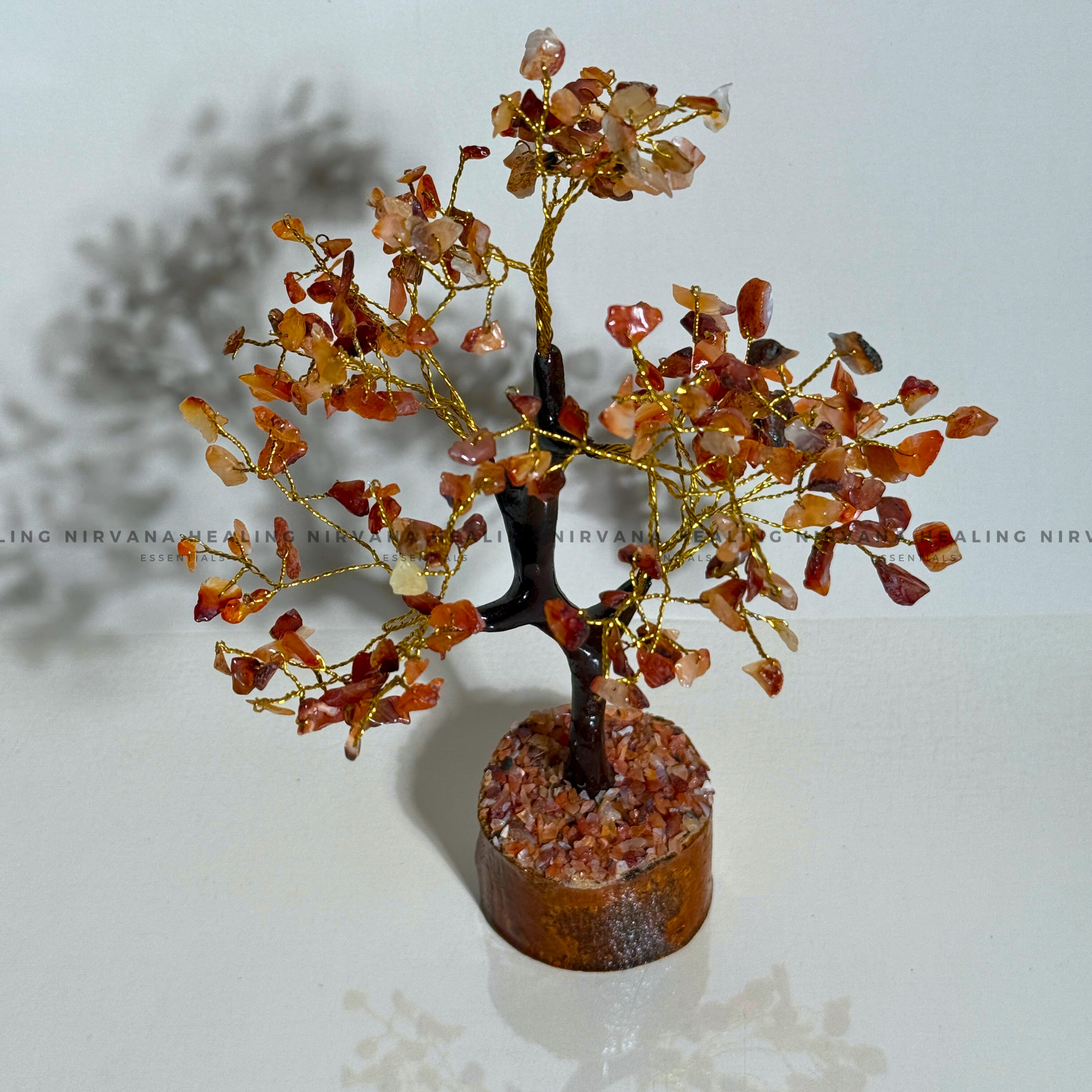 RED CARNELIAN CRYSTAL TREE Approx 200 Beads (Creativity, Courage, Passion And Stamina) - Image 3