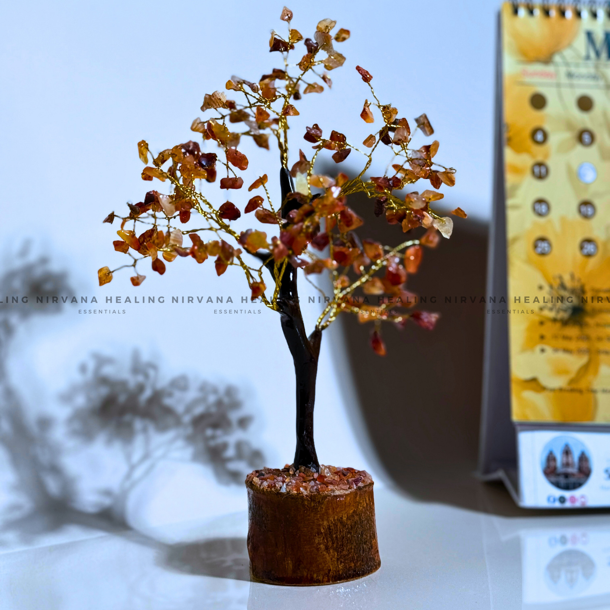 RED CARNELIAN CRYSTAL TREE Approx 200 Beads (Creativity, Courage, Passion And Stamina) - Image 5