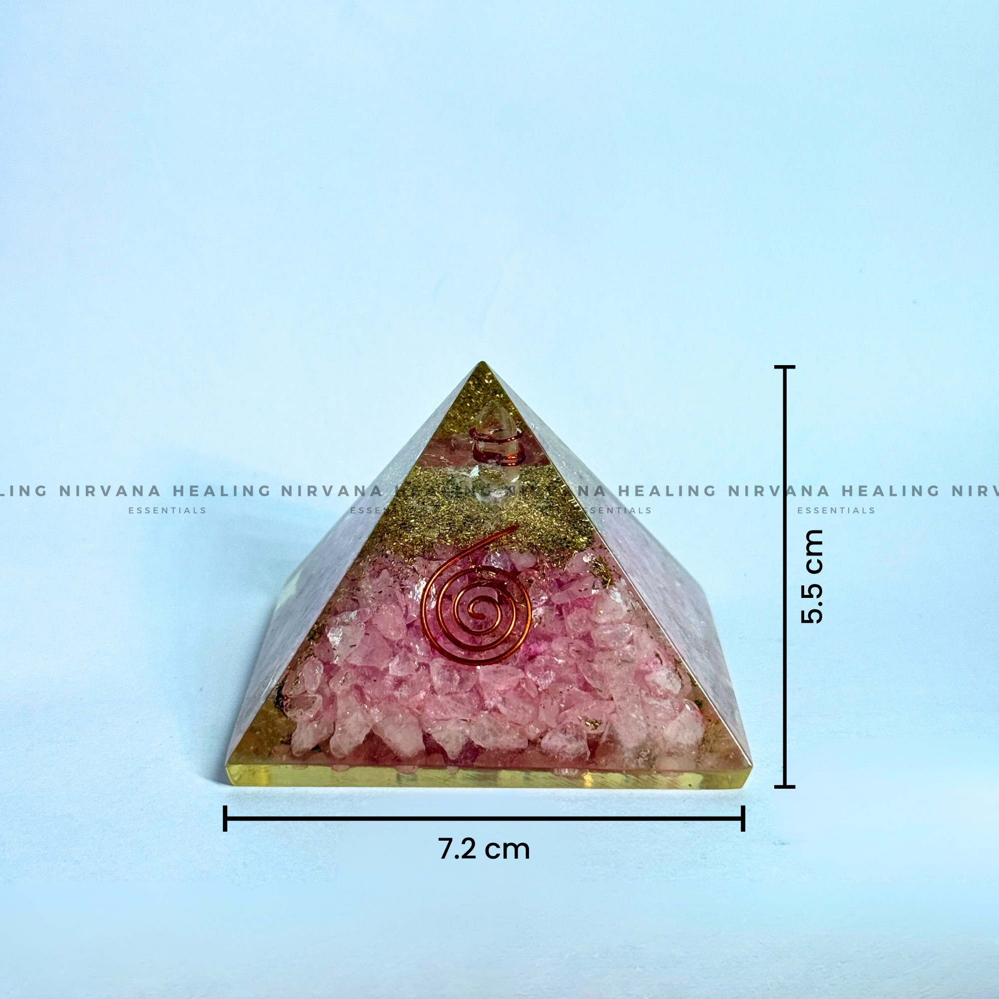 ROSE QUARTZ PYRAMID (Love, Romance, Relationship And Emotion Balance) - Image 3