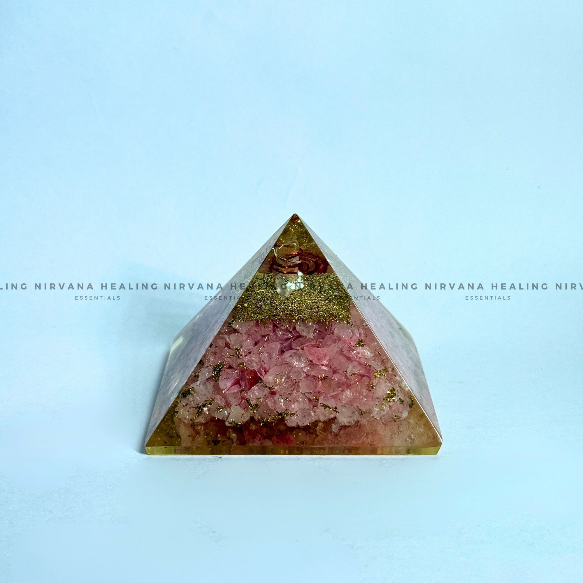 ROSE QUARTZ PYRAMID (Love, Romance, Relationship And Emotion Balance)