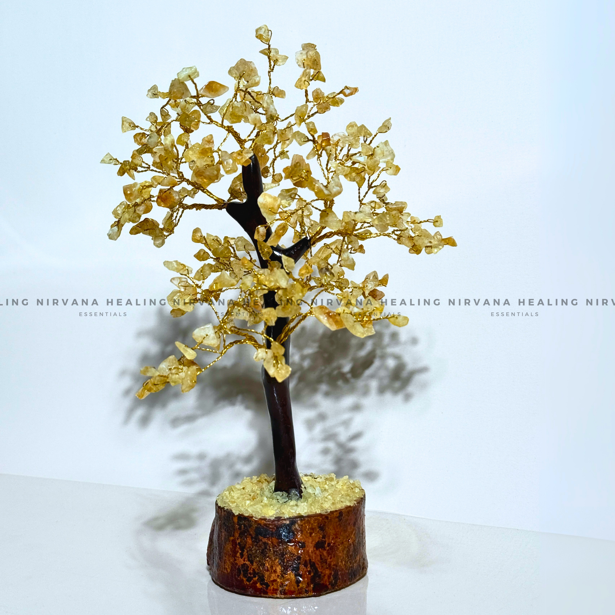 CITRINE CRYSTAL TREE (BIG) Approx 300 Beads (Abundance, Creativity, Success And Confidence)